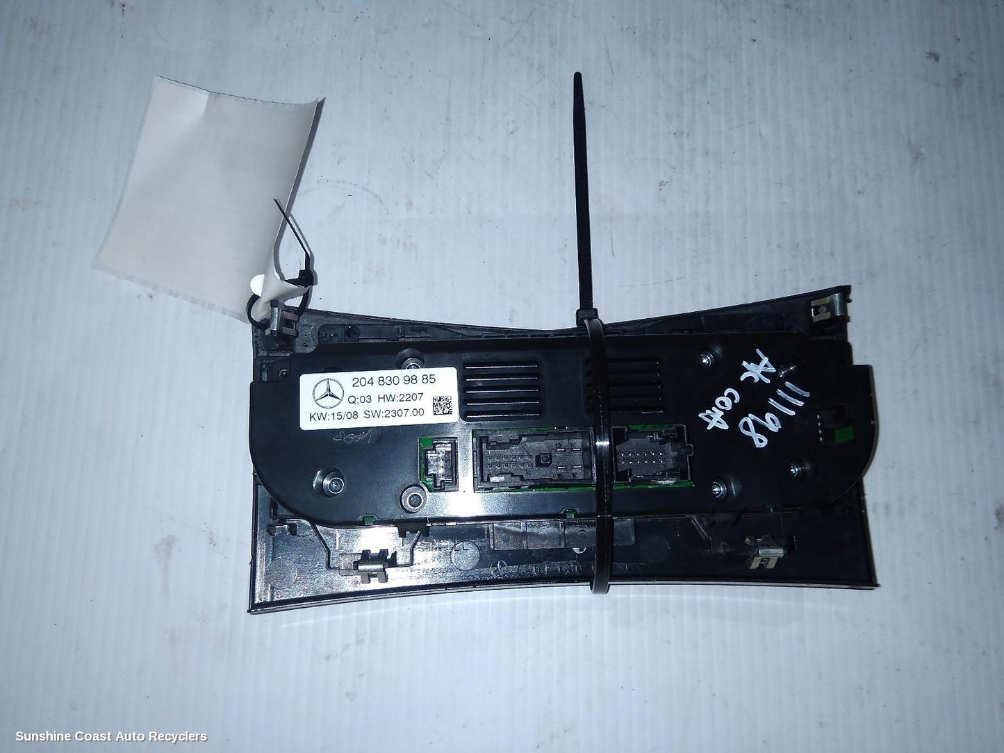 2008 Mercedes C Class Heater Ac Controls