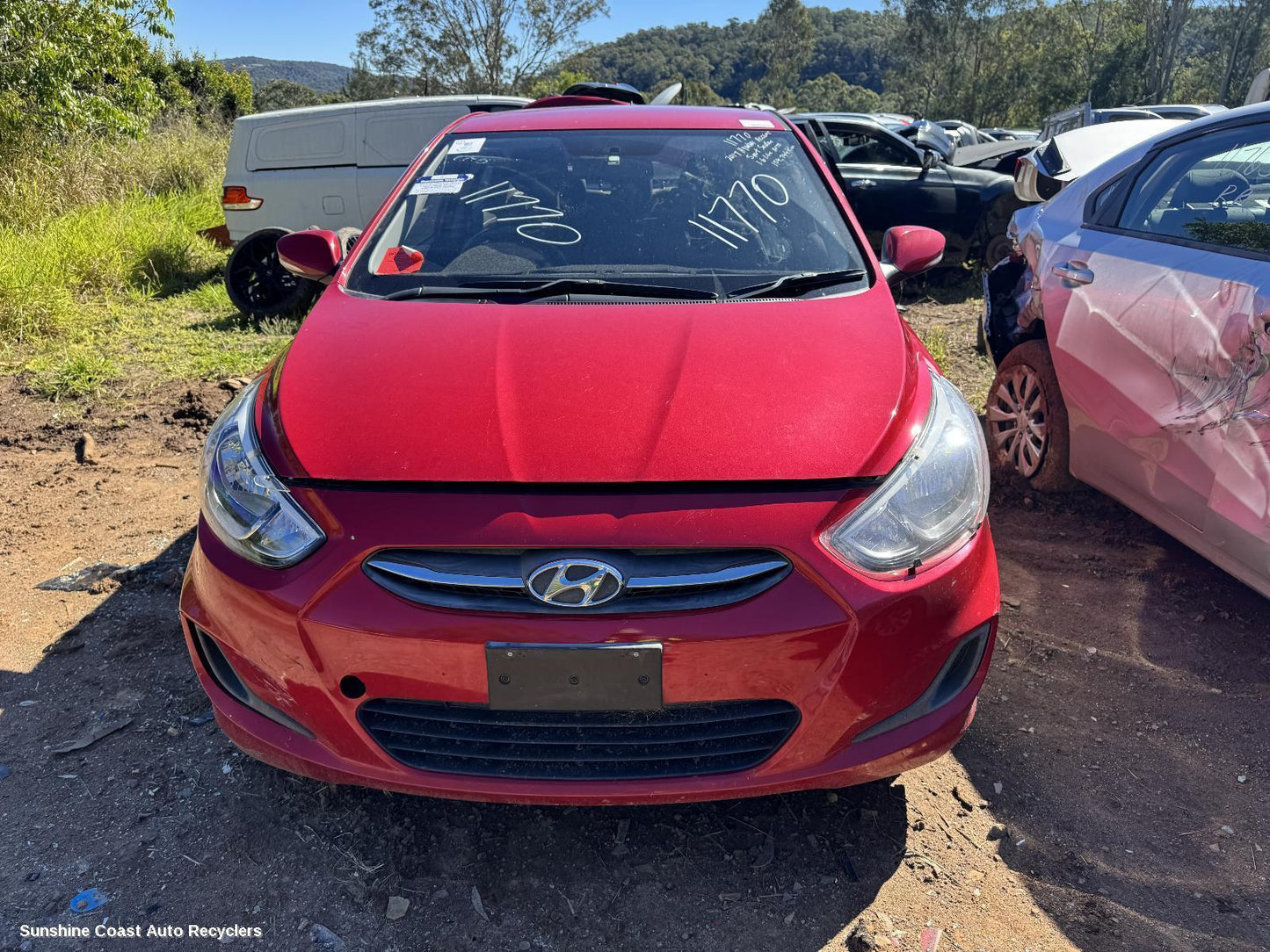 2017 Hyundai Accent Right Door Mirror