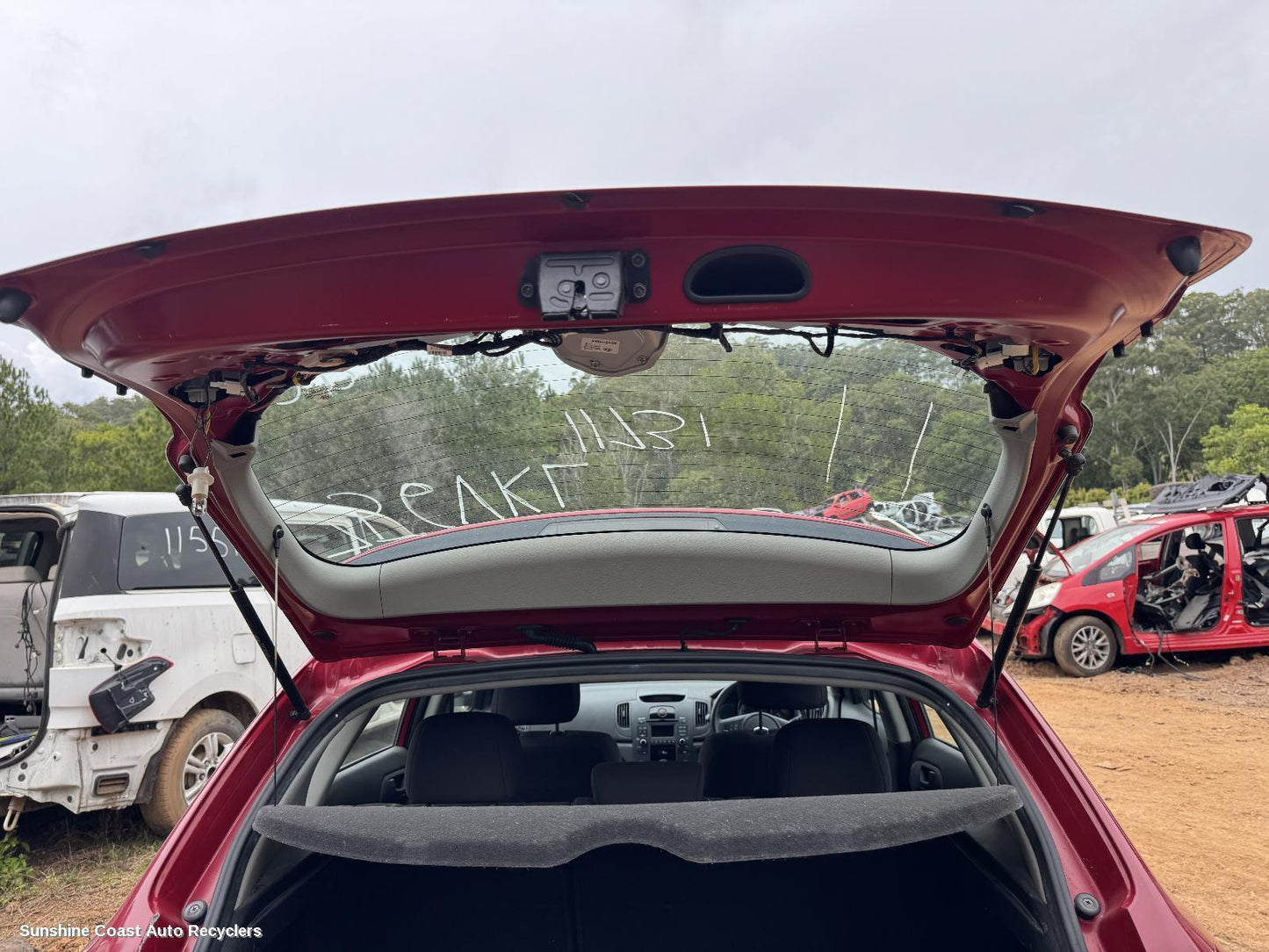 2013 Kia Cerato Parcel Shelf Cargo Blind