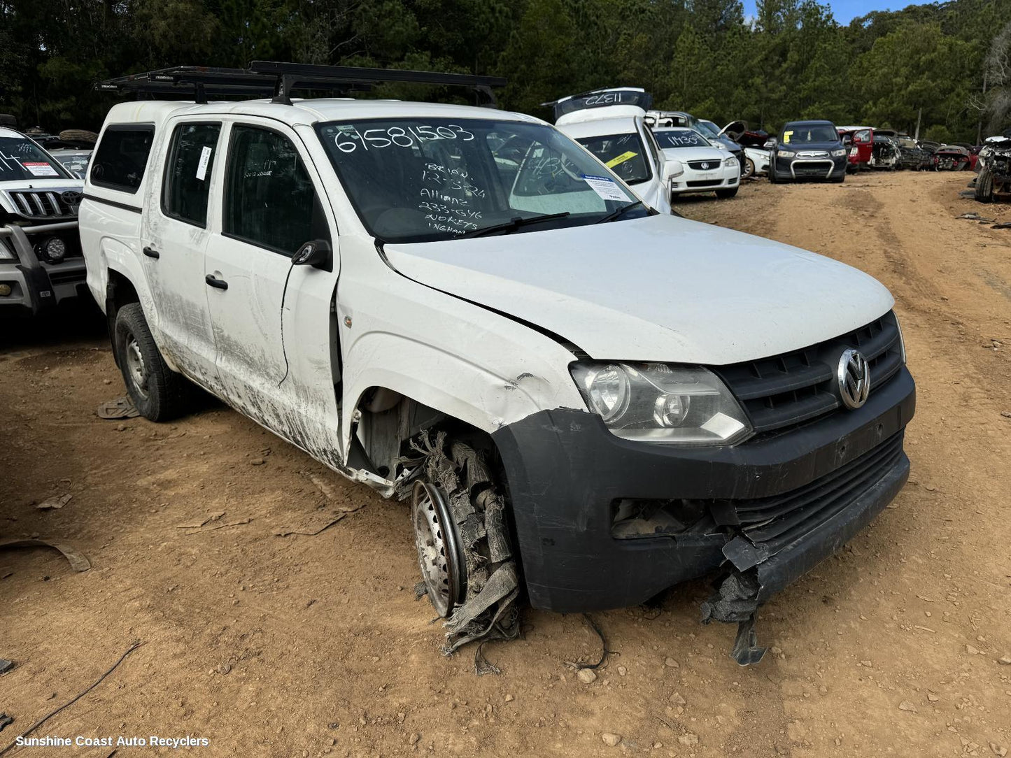 2013 Volkswagen Amarok F Bar Reinforc Brack
