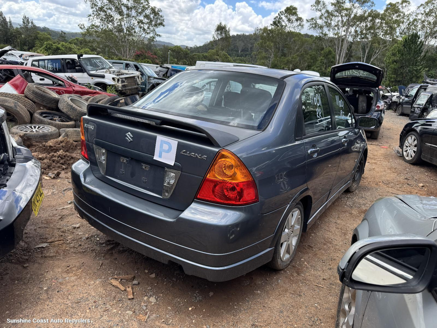 2006 Suzuki Liana Rear Spoiler