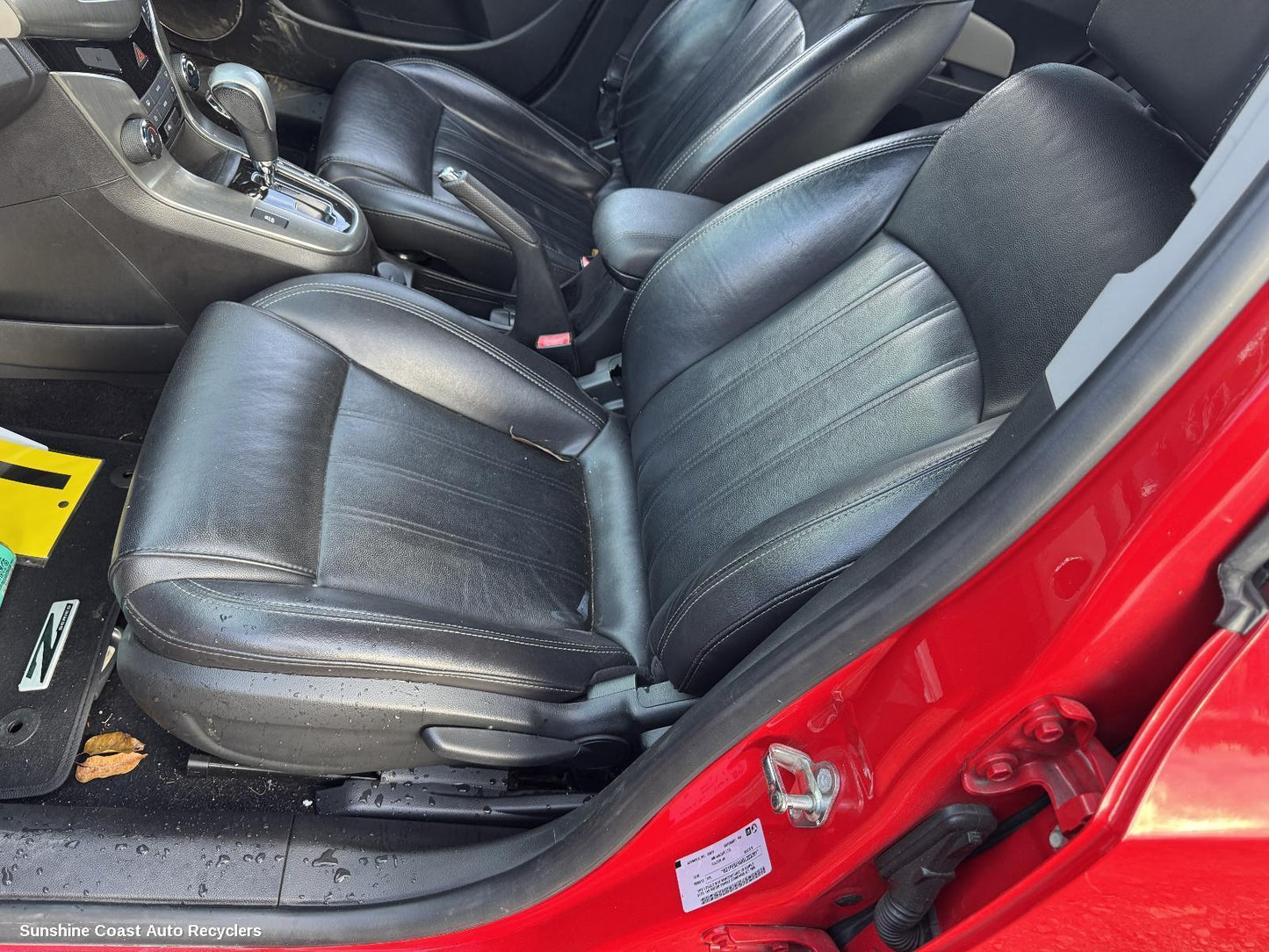 2016 Holden Cruze Front Seat