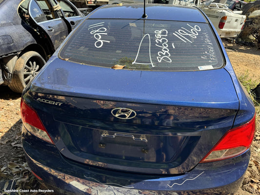 2015 Hyundai Accent Bootlid Tailgate