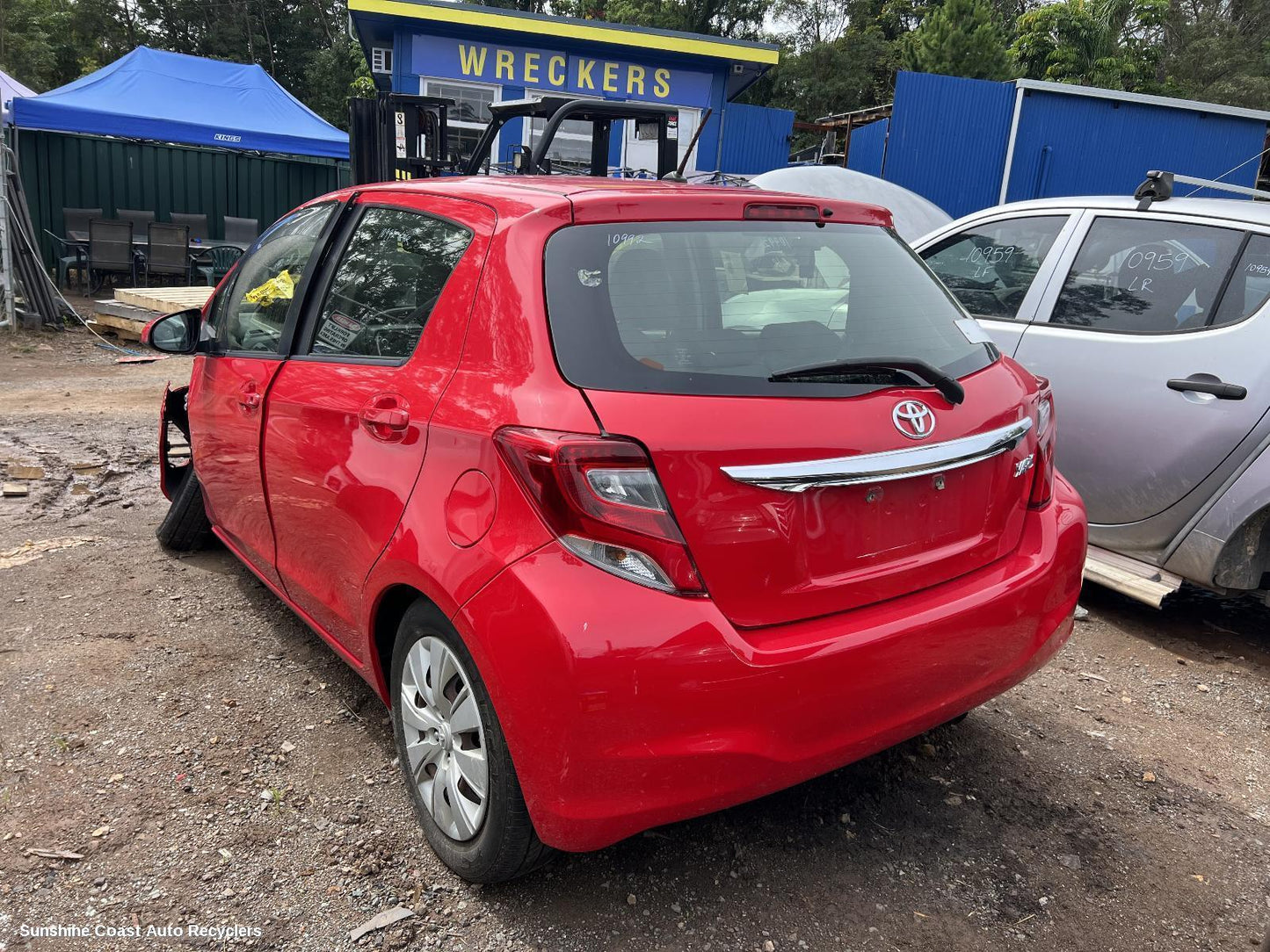 2016 Toyota Yaris Right Rear Wnd Reg Motor