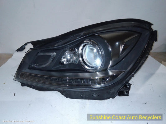 2012 Mercedes C Class Left Headlamp