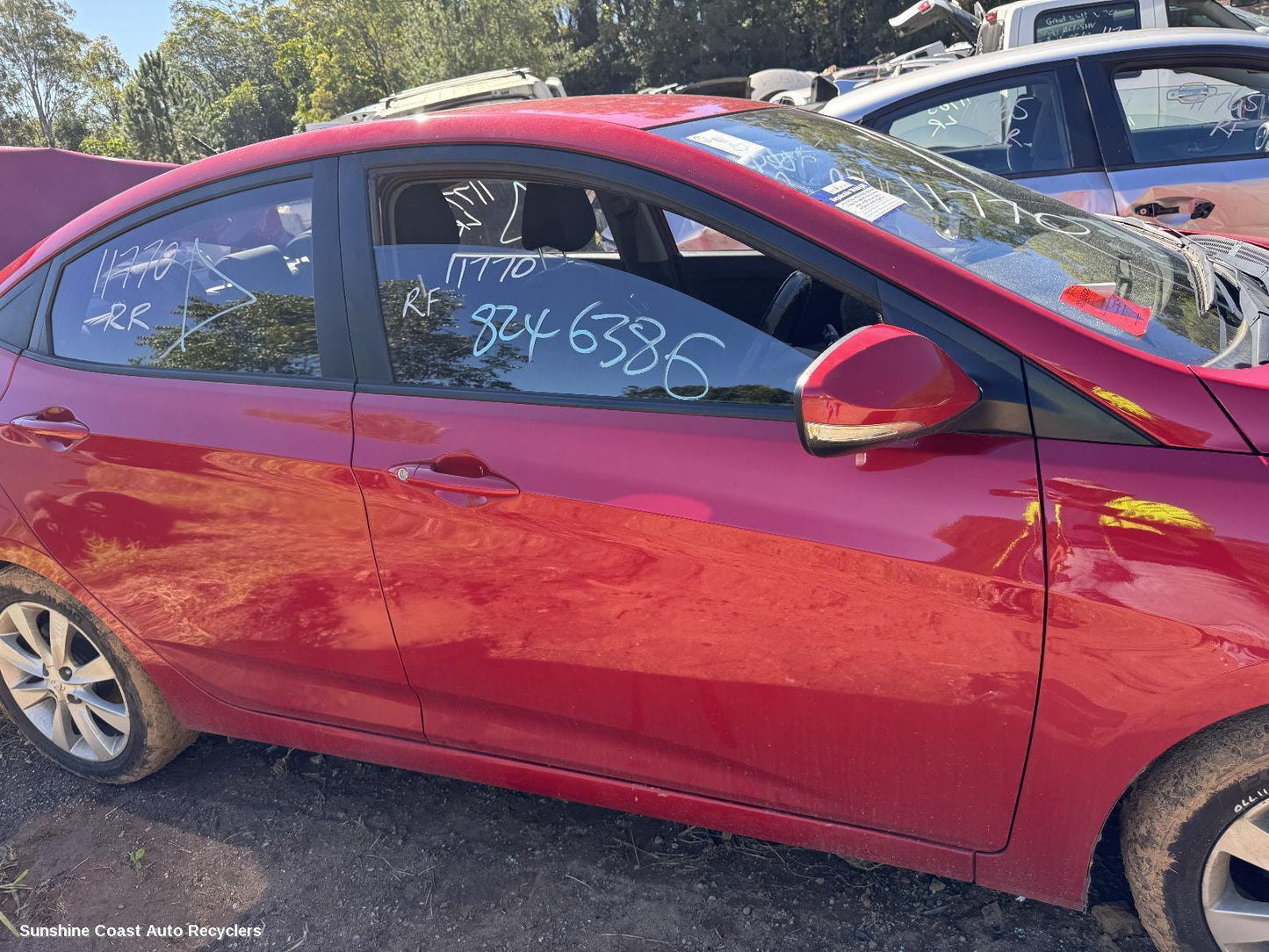 2017 Hyundai Accent Right Door Mirror