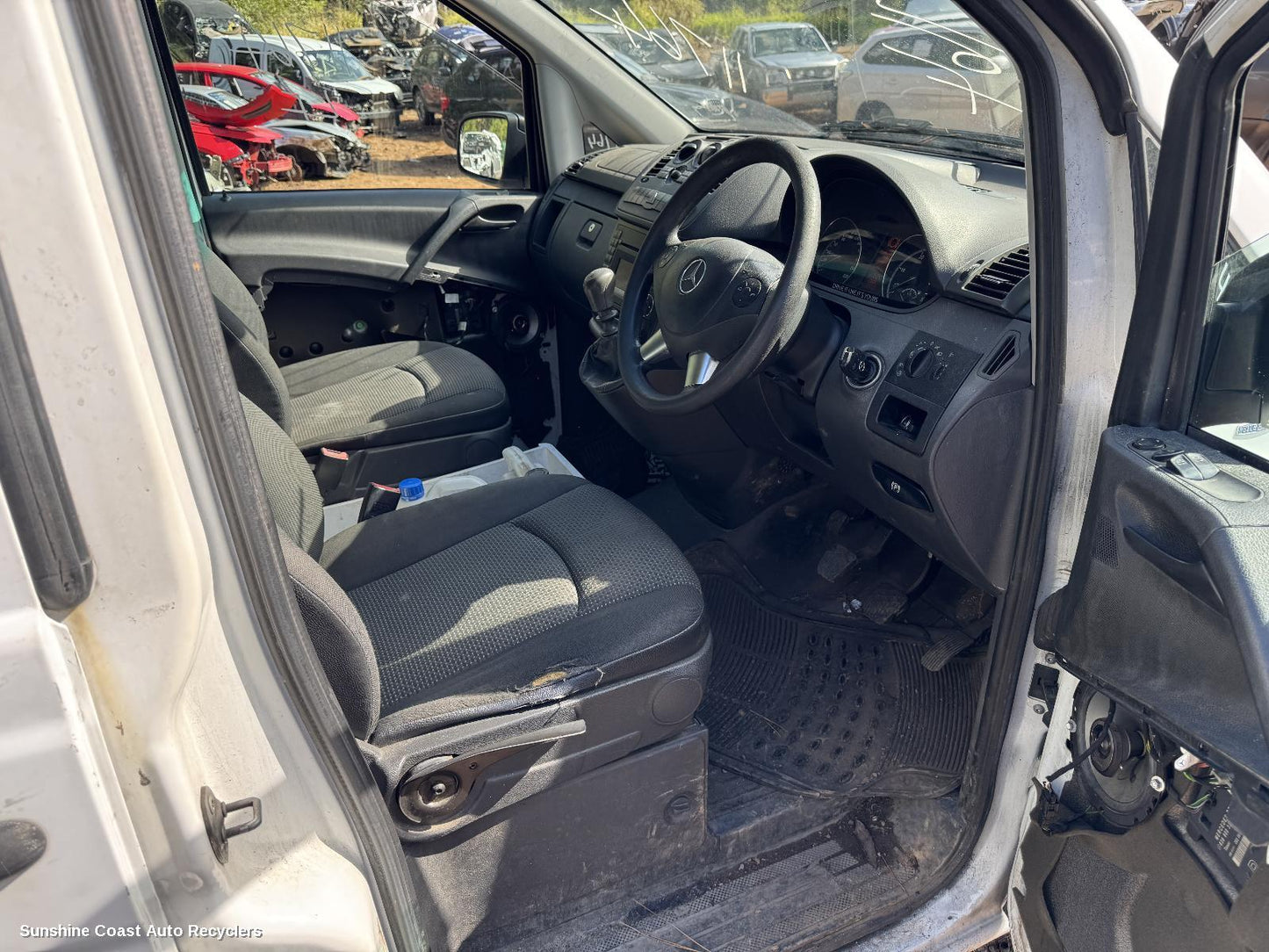 2013 Mercedes Vito Left Rear Door Sliding