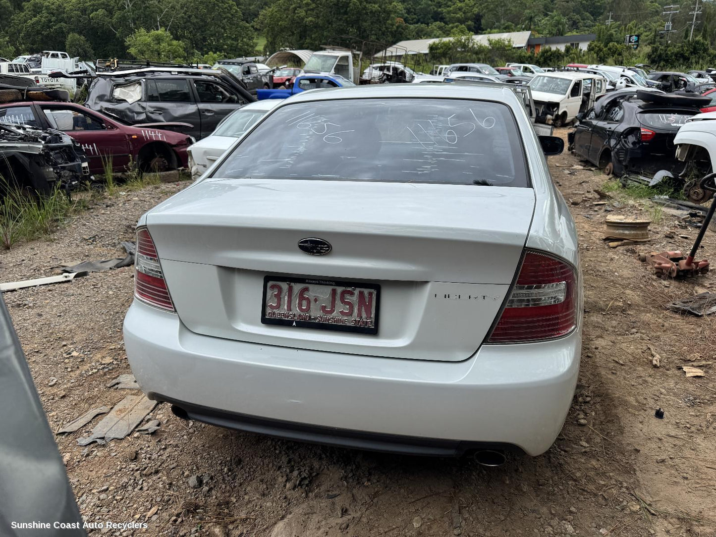 2006 Subaru Liberty Rear Tailgate Glass