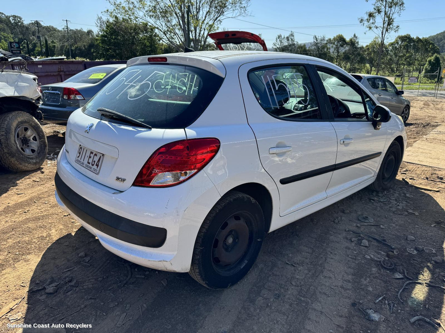 2011 Peugeot 207 Right Front Window Reg Motor