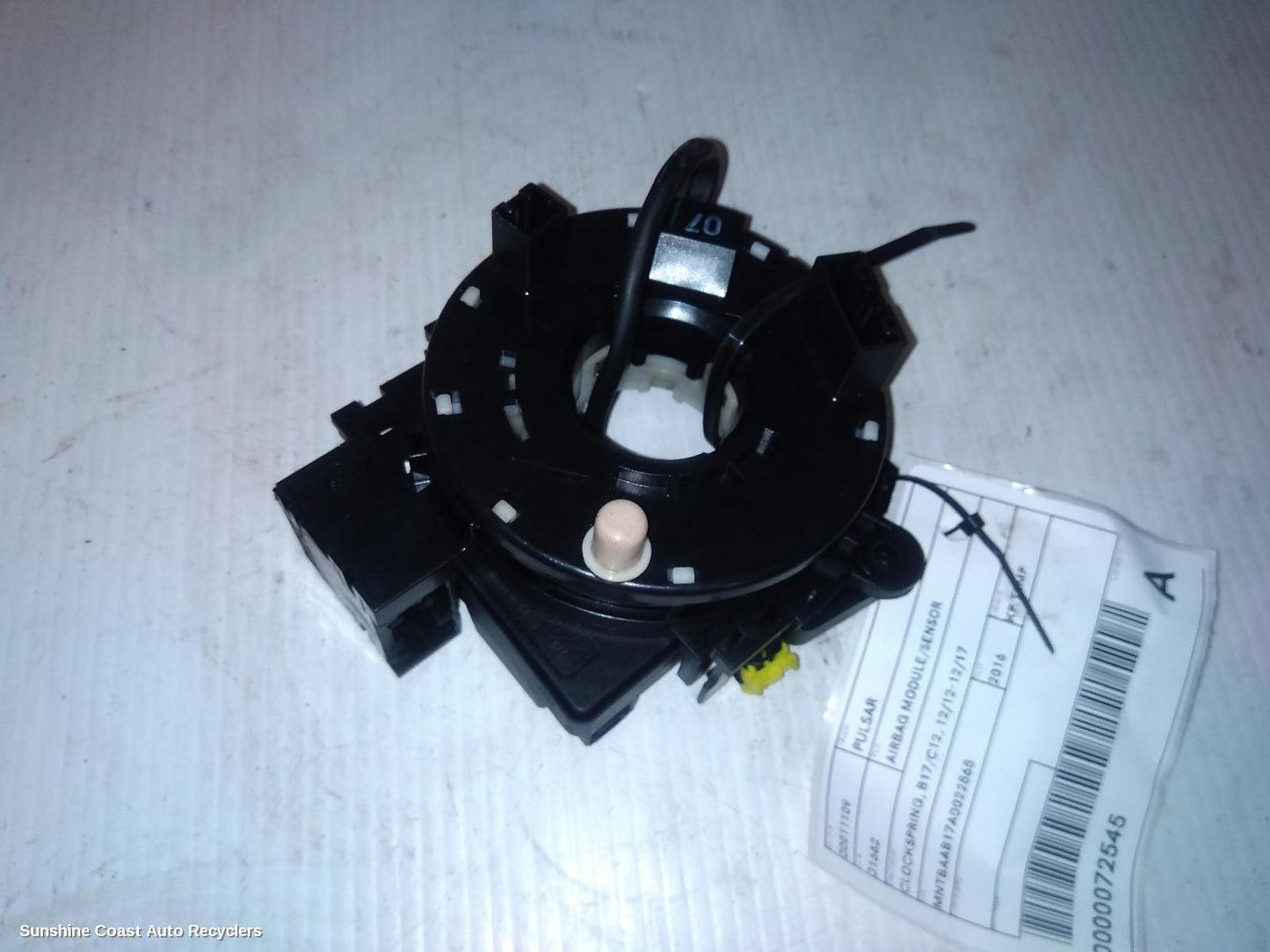 2016 Nissan Pulsar Airbag Module Sensor