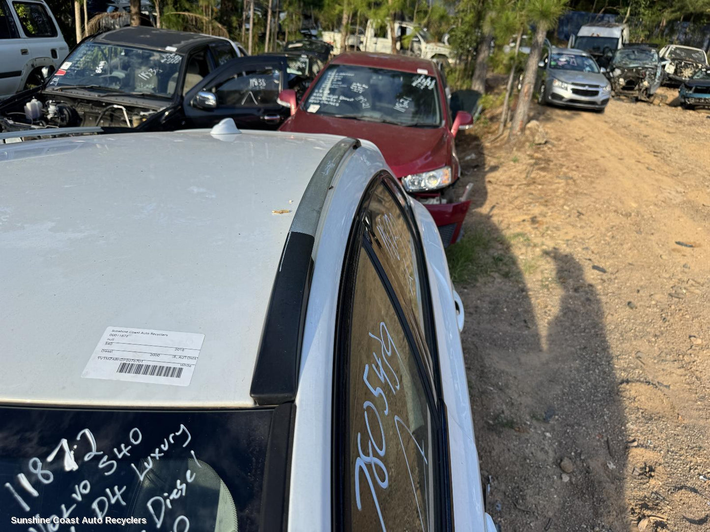 2015 Volvo S40 Roof Rack Bars