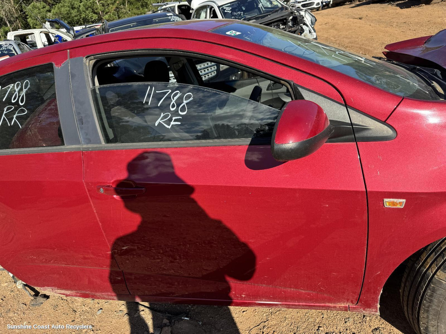 2012 Holden Barina Right Door Mirror