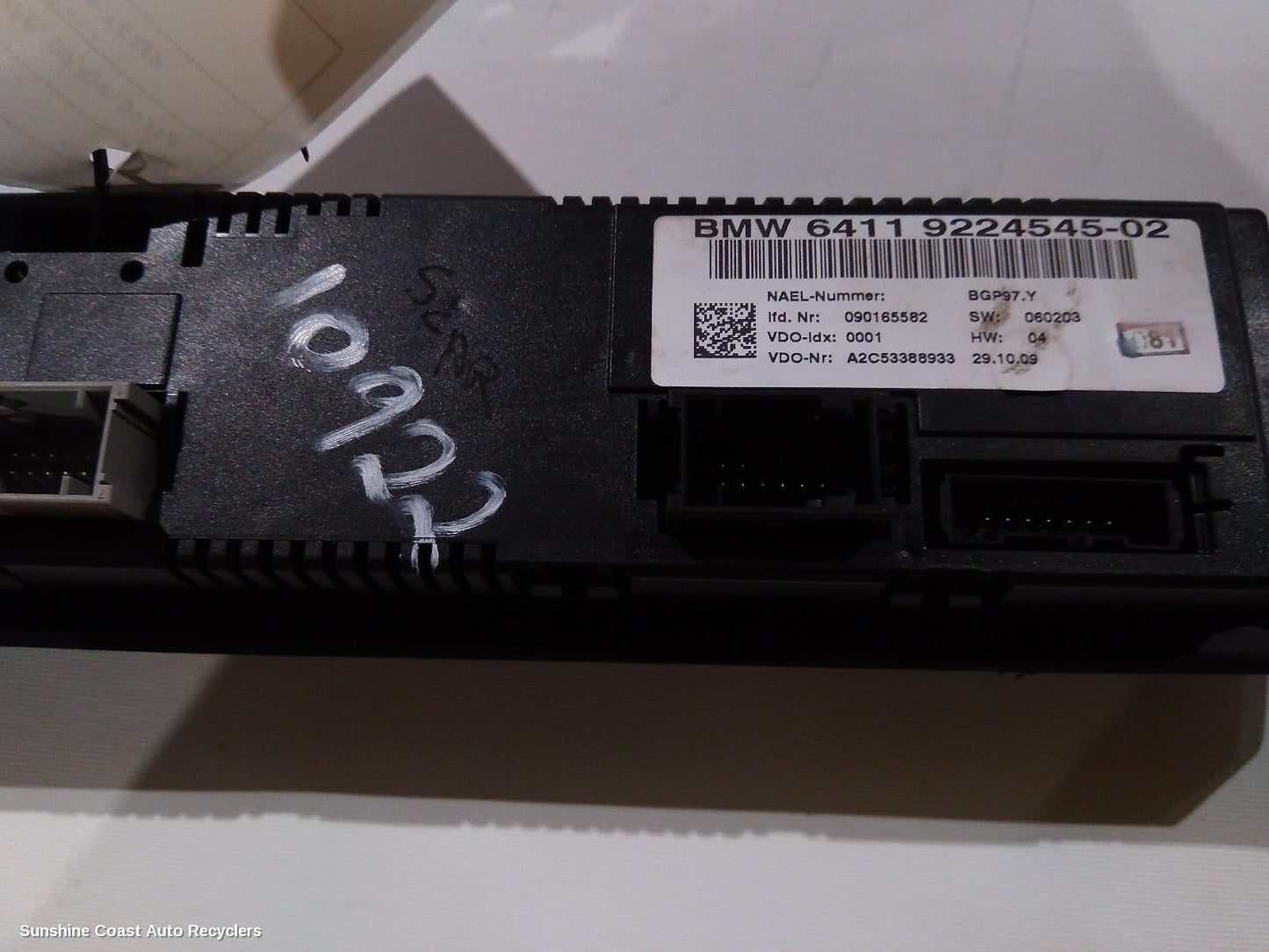 2010 Bmw 3 Series Heater Ac Controls