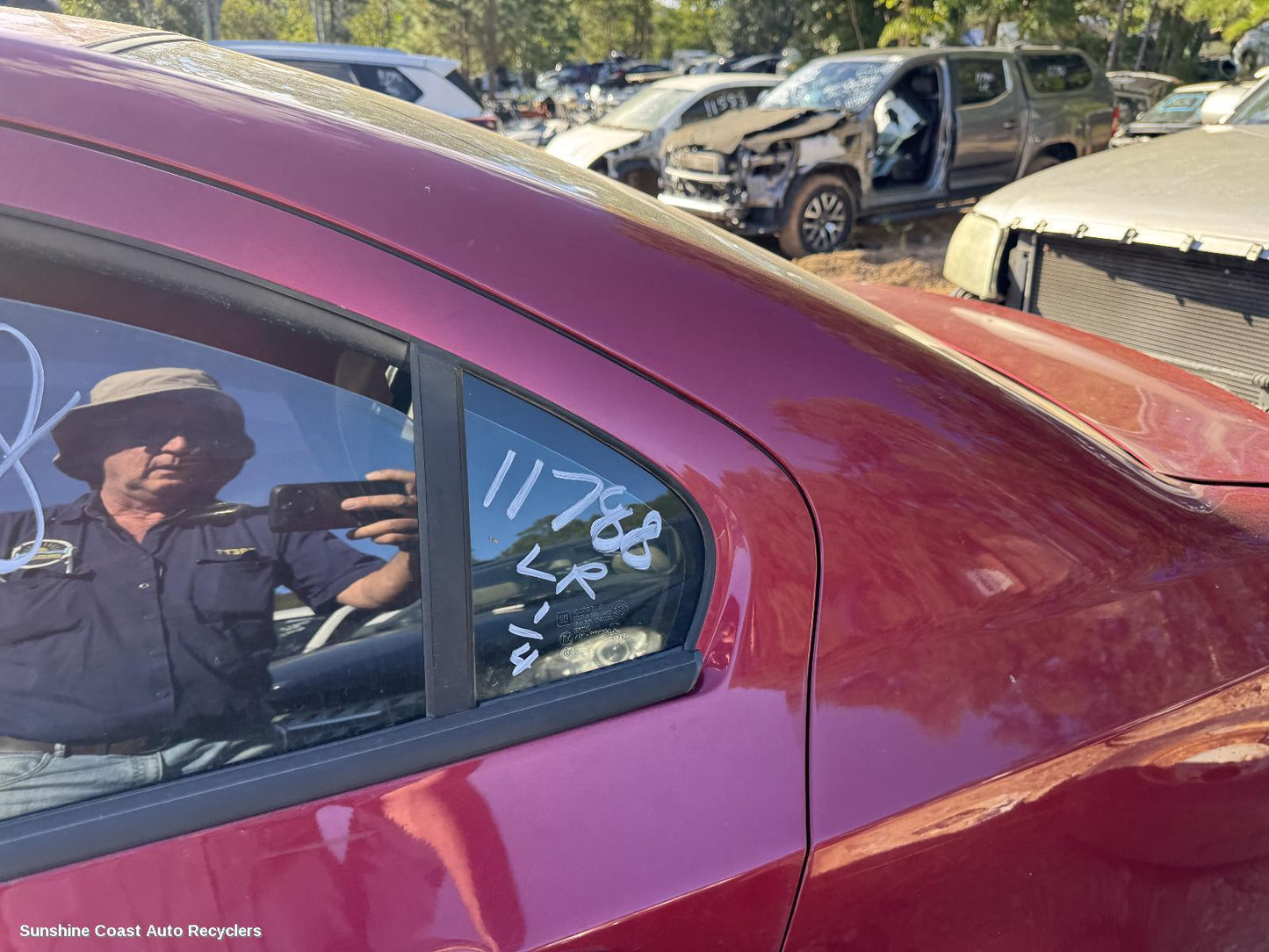 2012 Holden Barina Left Rear 1 4 Door Glass