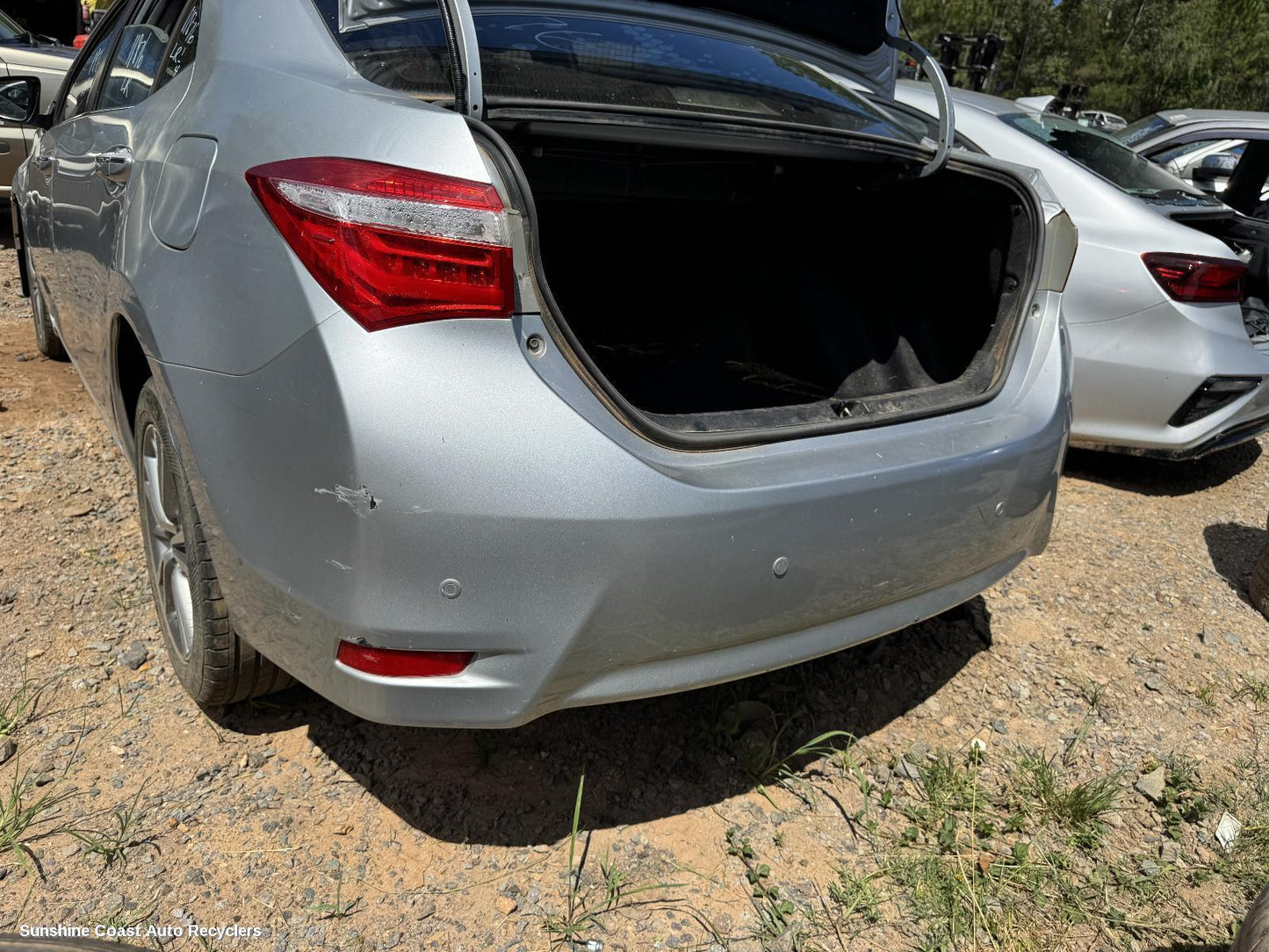 2013 Toyota Corolla Rear Bumper