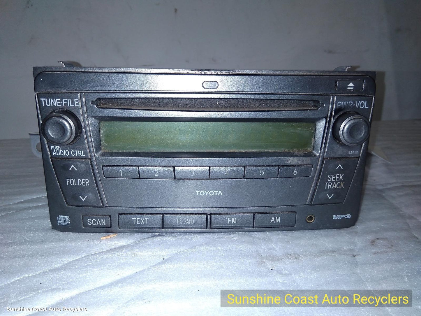 2007 Toyota Corolla Radio Cd Dvd Sat Tv