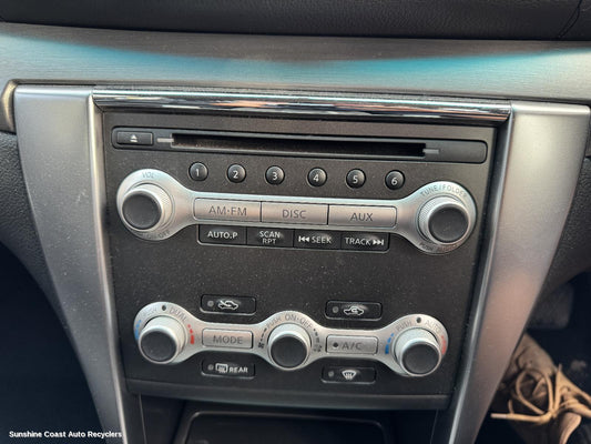 2011 Nissan Maxima Heater Ac Controls