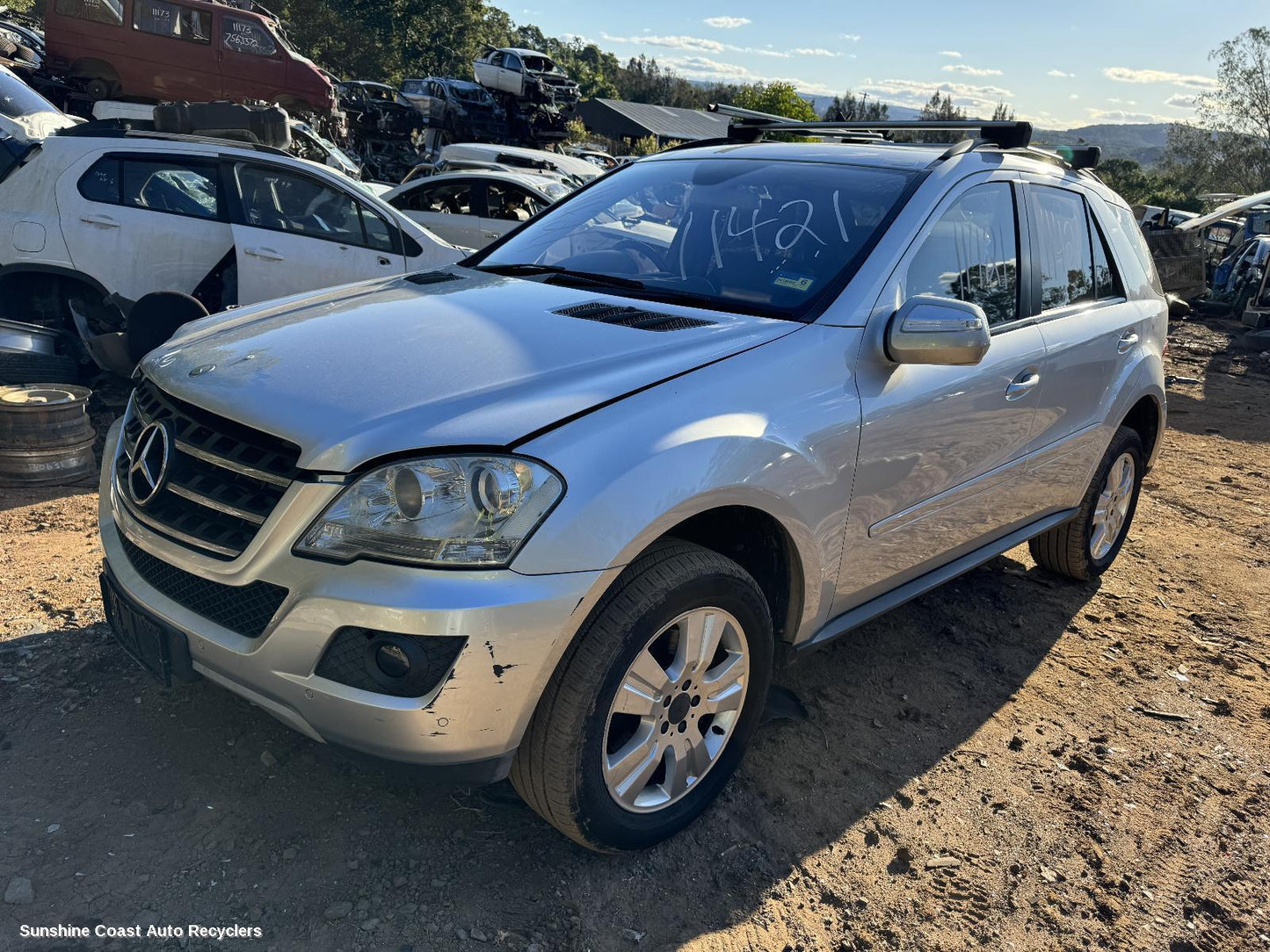2009 Mercedes M Class Roof Rack Bars