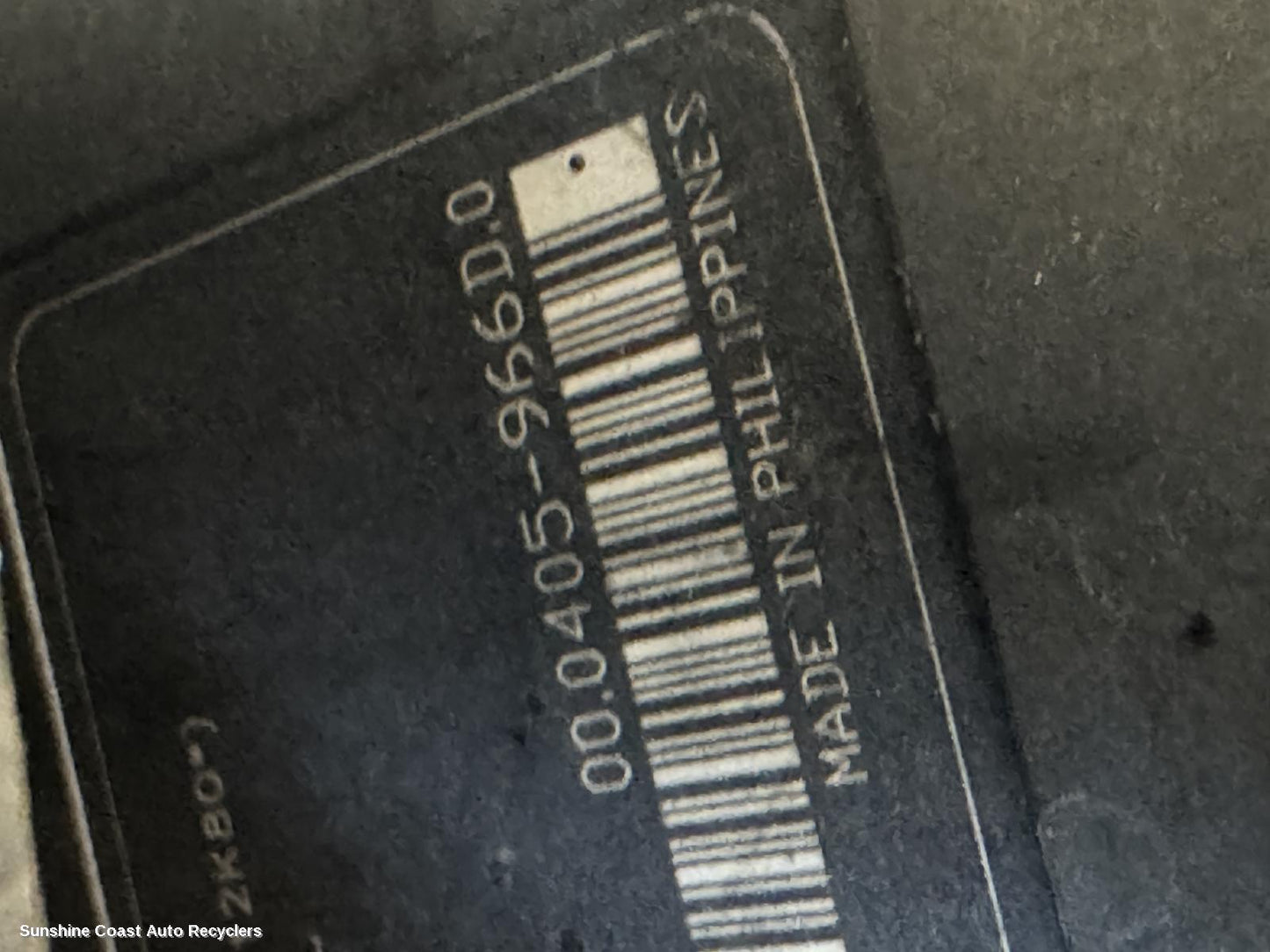 2007 Suzuki Vitara Abs Pump Modulator