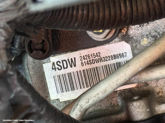 2013 Holden Trax Trans Gearbox