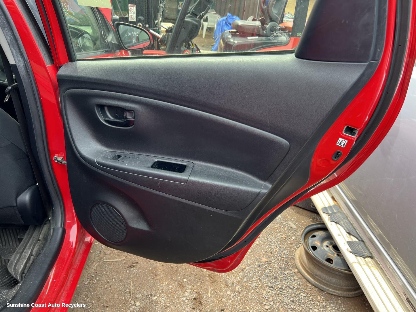 2016 Toyota Yaris Right Rear Wnd Reg Motor