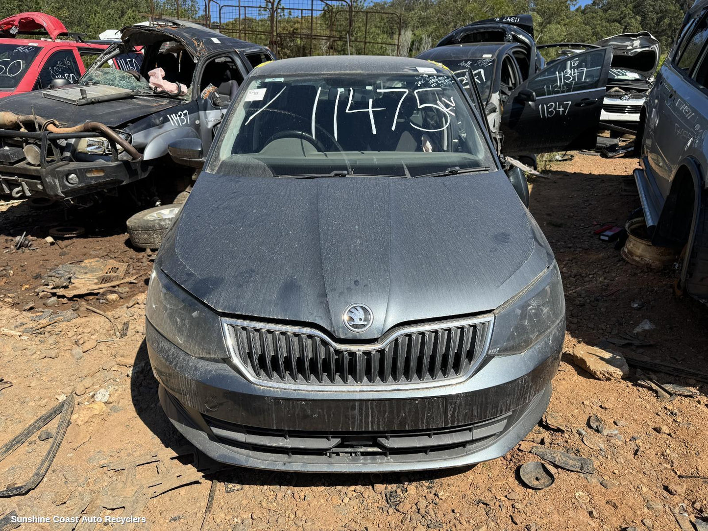 2015 Skoda Fabia Left Rear Door Window