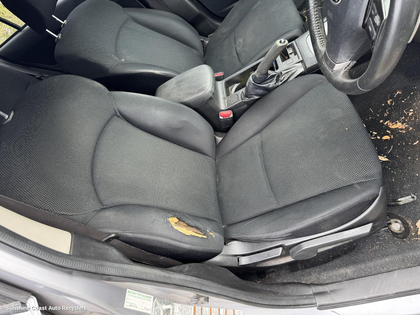 2012 Subaru Xv Front Seat