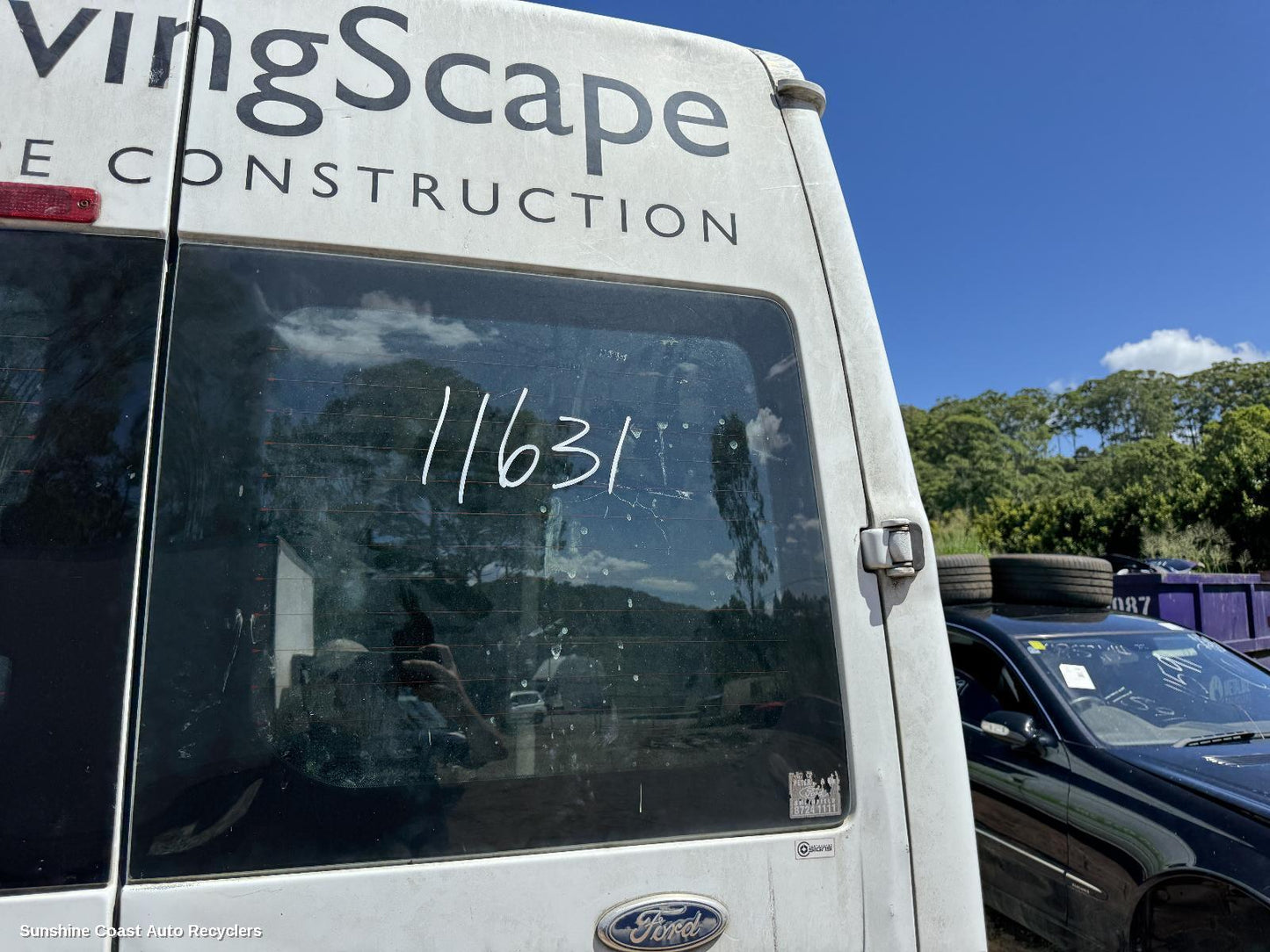 2006 Ford Transit Rear Tailgate Glass