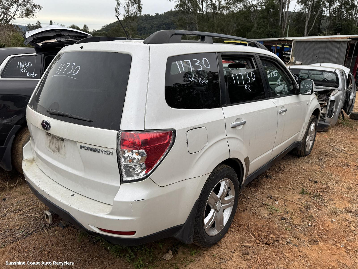 2009 Subaru Forester Left Rear Door Window
