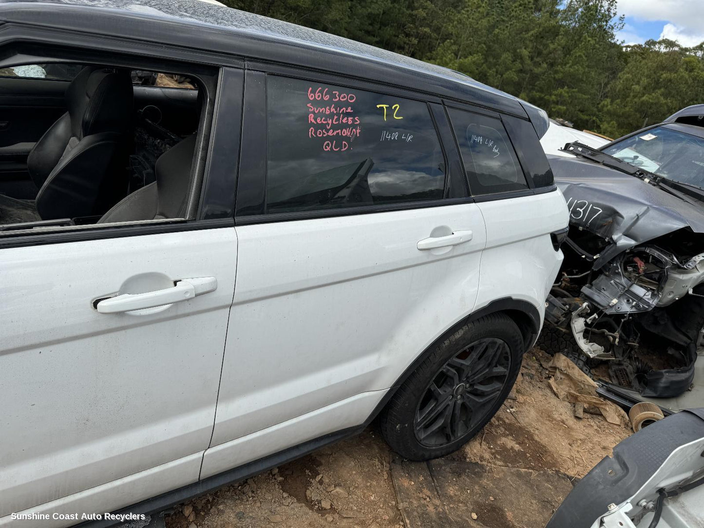 2016 Land Rover Rangerover Evoque Left Rear Door Sliding