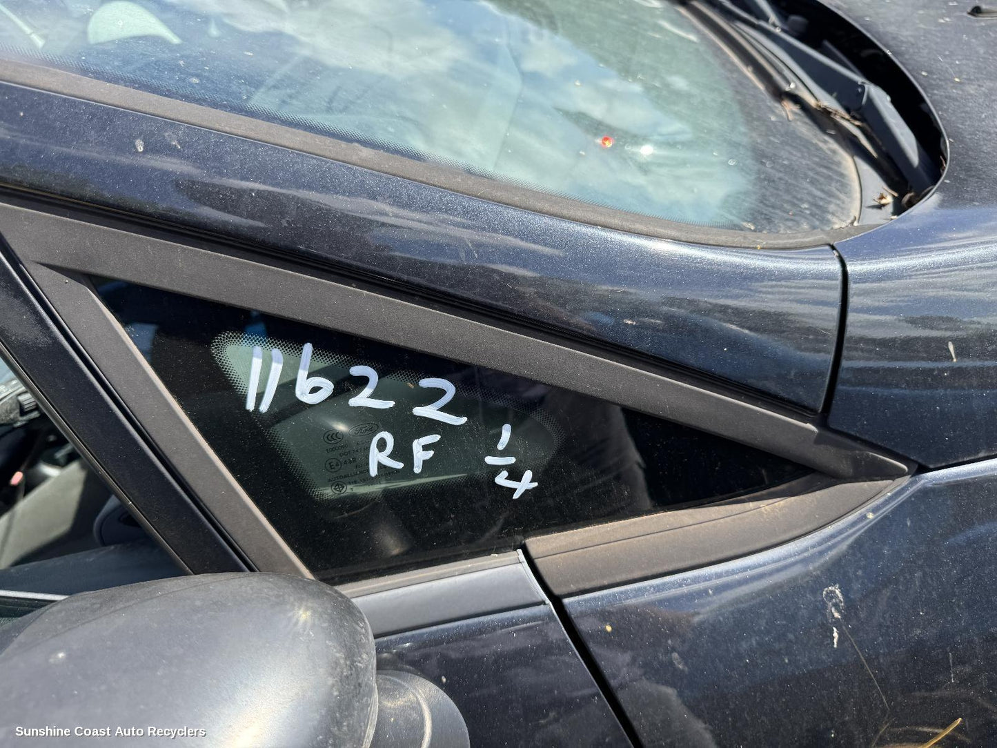 2011 Ford Fiesta Right Front 1 4 Door Glass