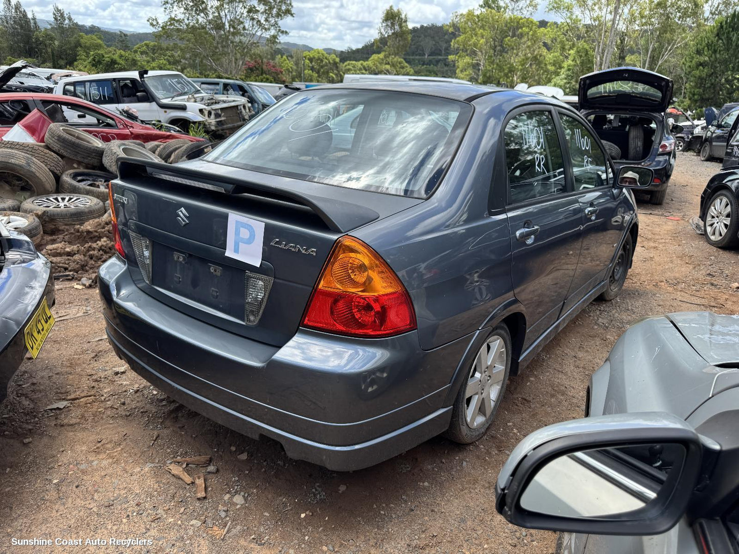 2006 Suzuki Liana Rear Spoiler