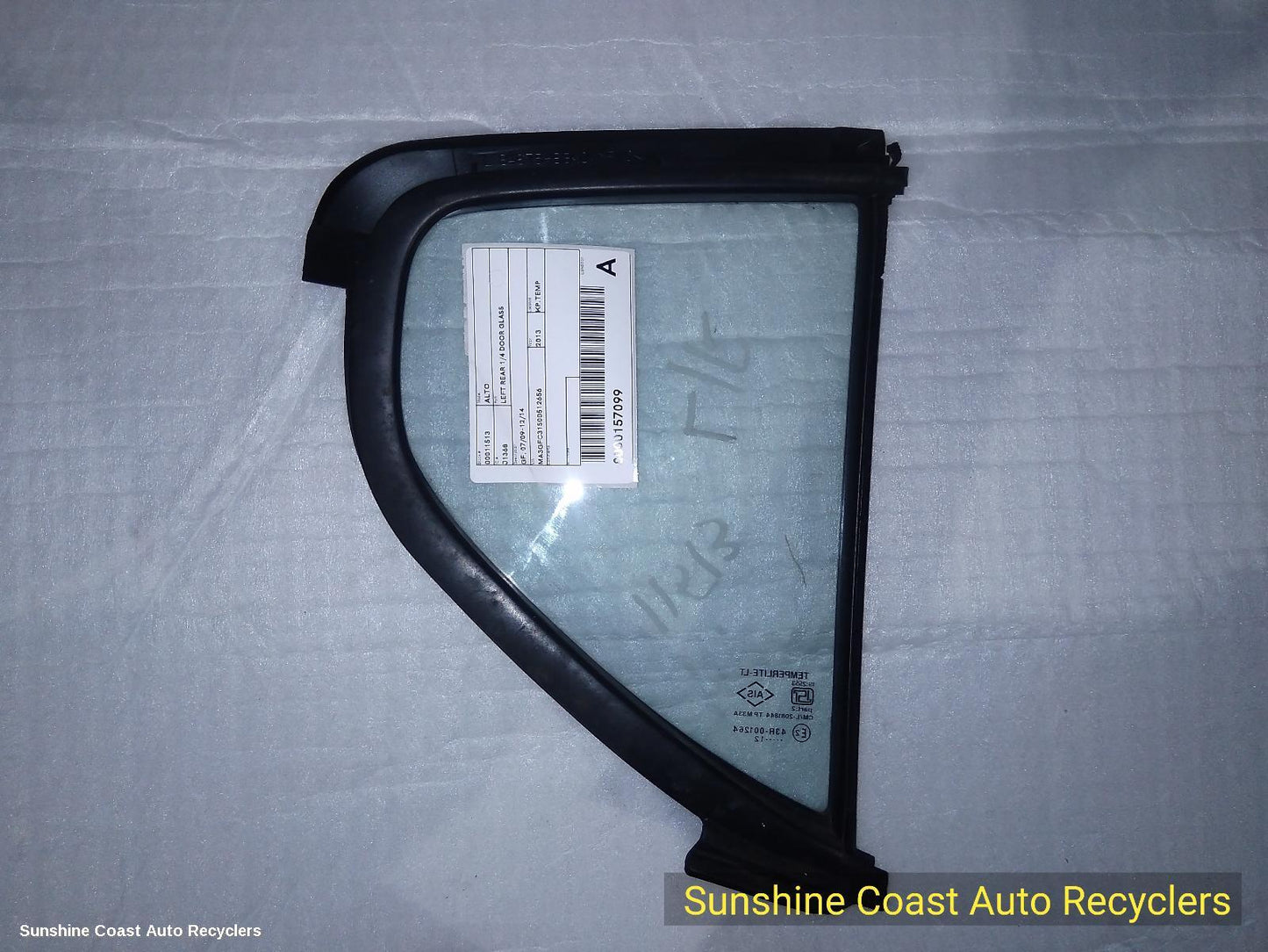 2013 Suzuki Alto Left Rear 1 4 Door Glass