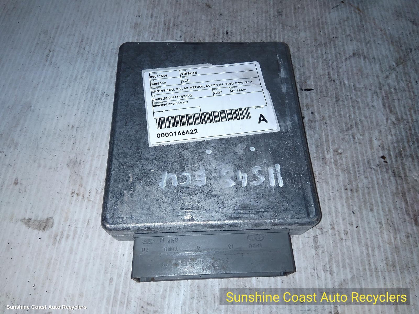 2001 Mazda Tribute Ecu