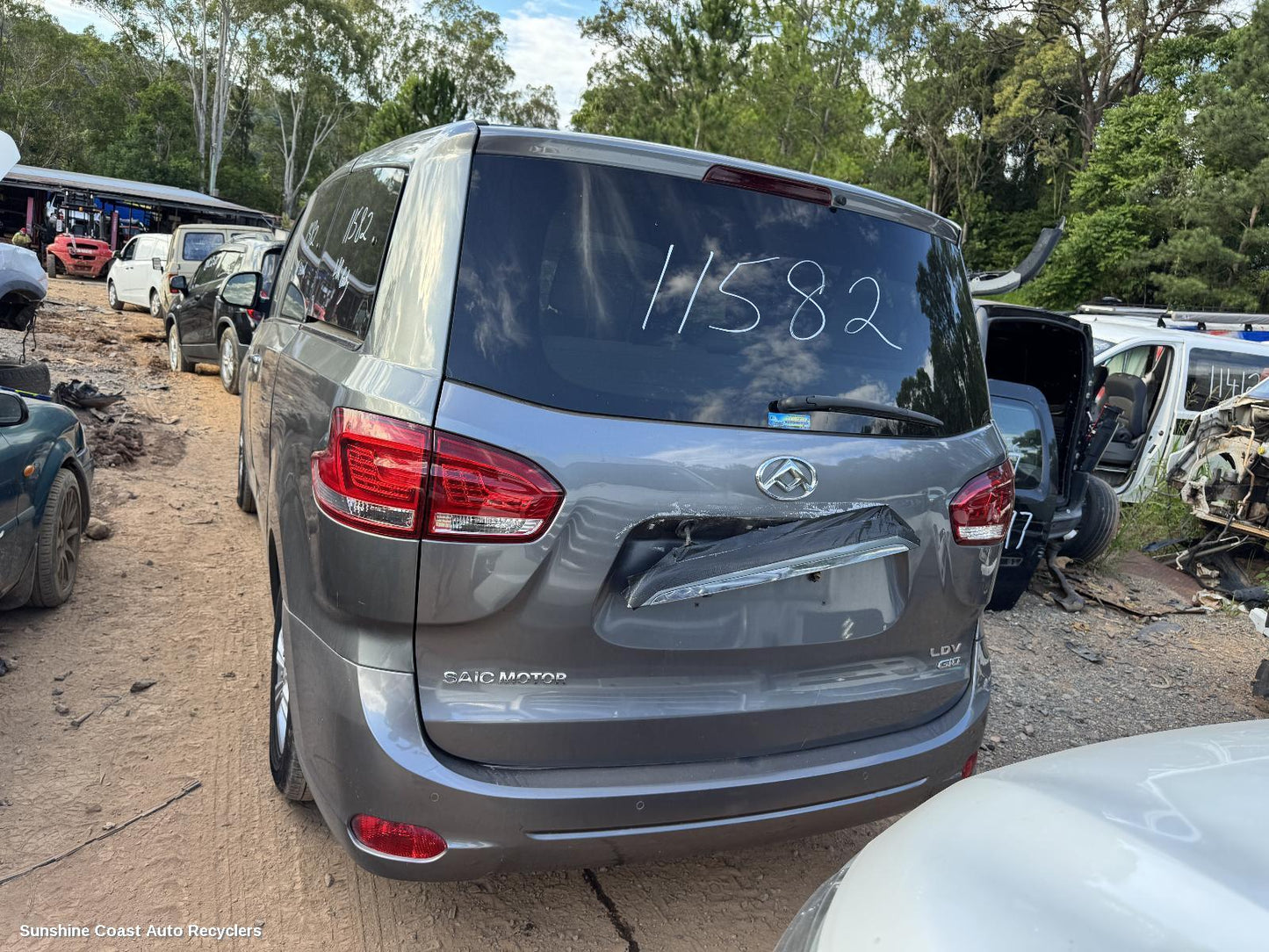 2021 Ldv G10 Left Rear Door Window