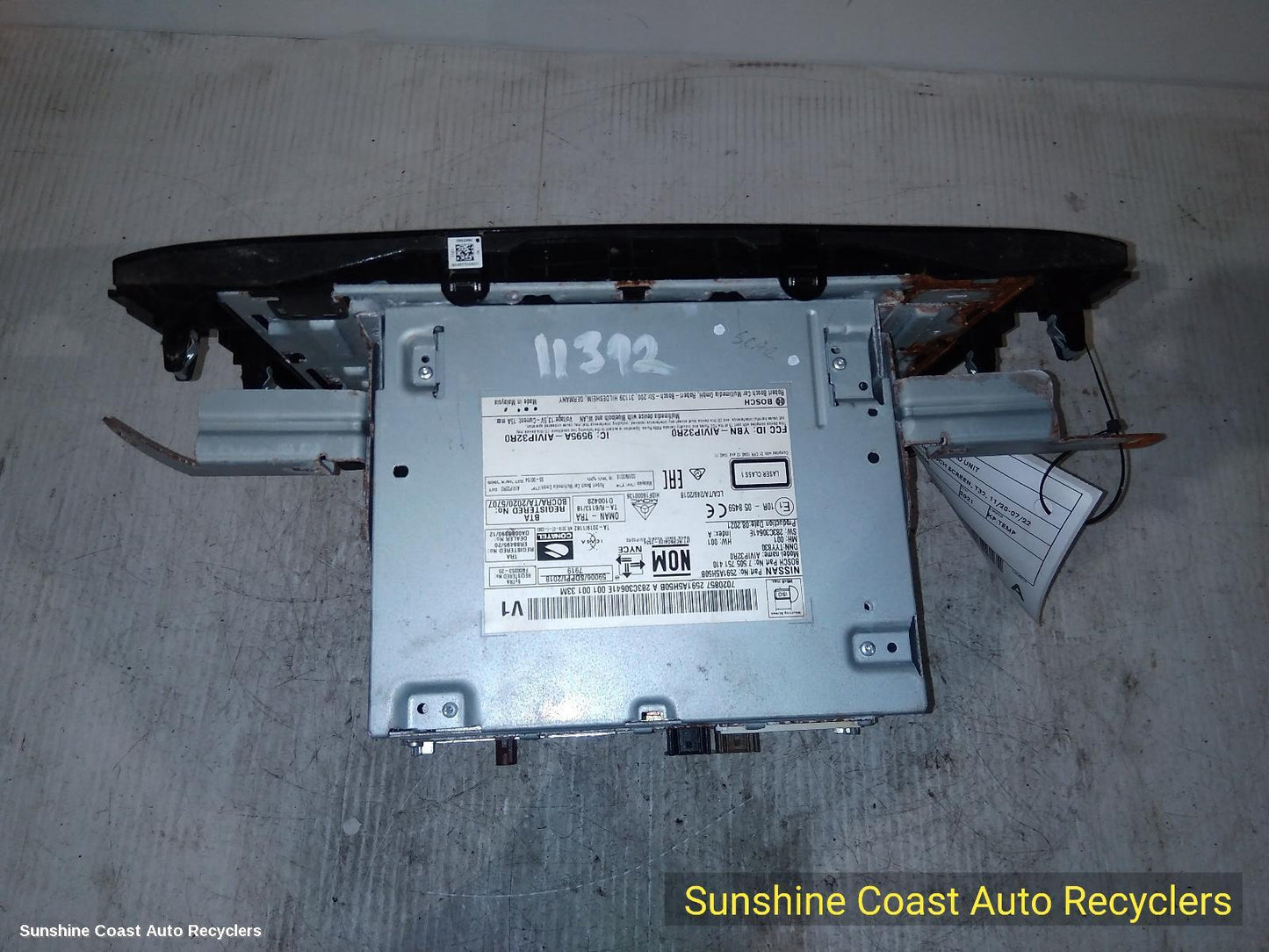 2021 Nissan Xtrail Radio Cd Dvd Sat Tv