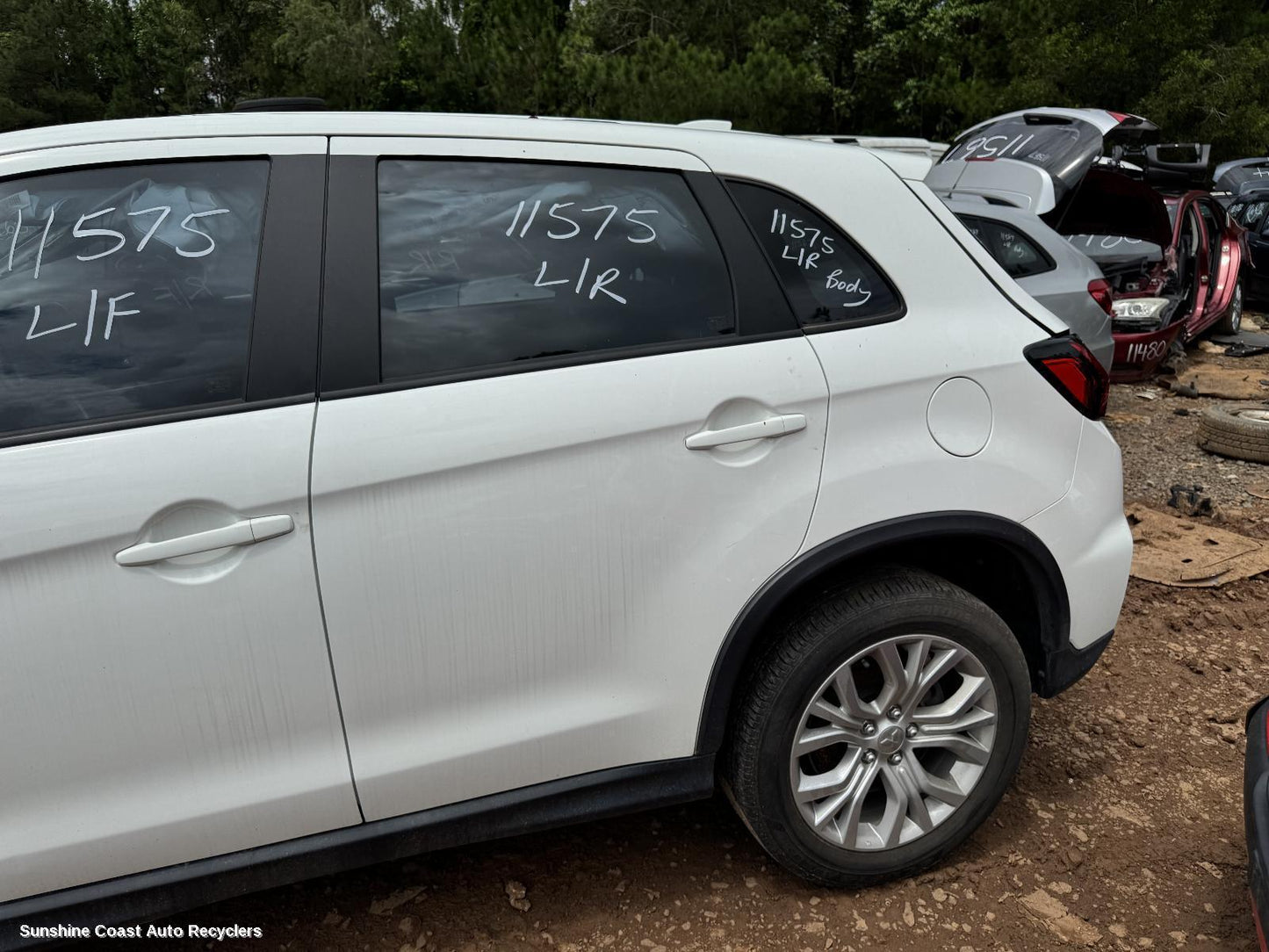 2020 Mitsubishi Asx Left Rear Door Sliding