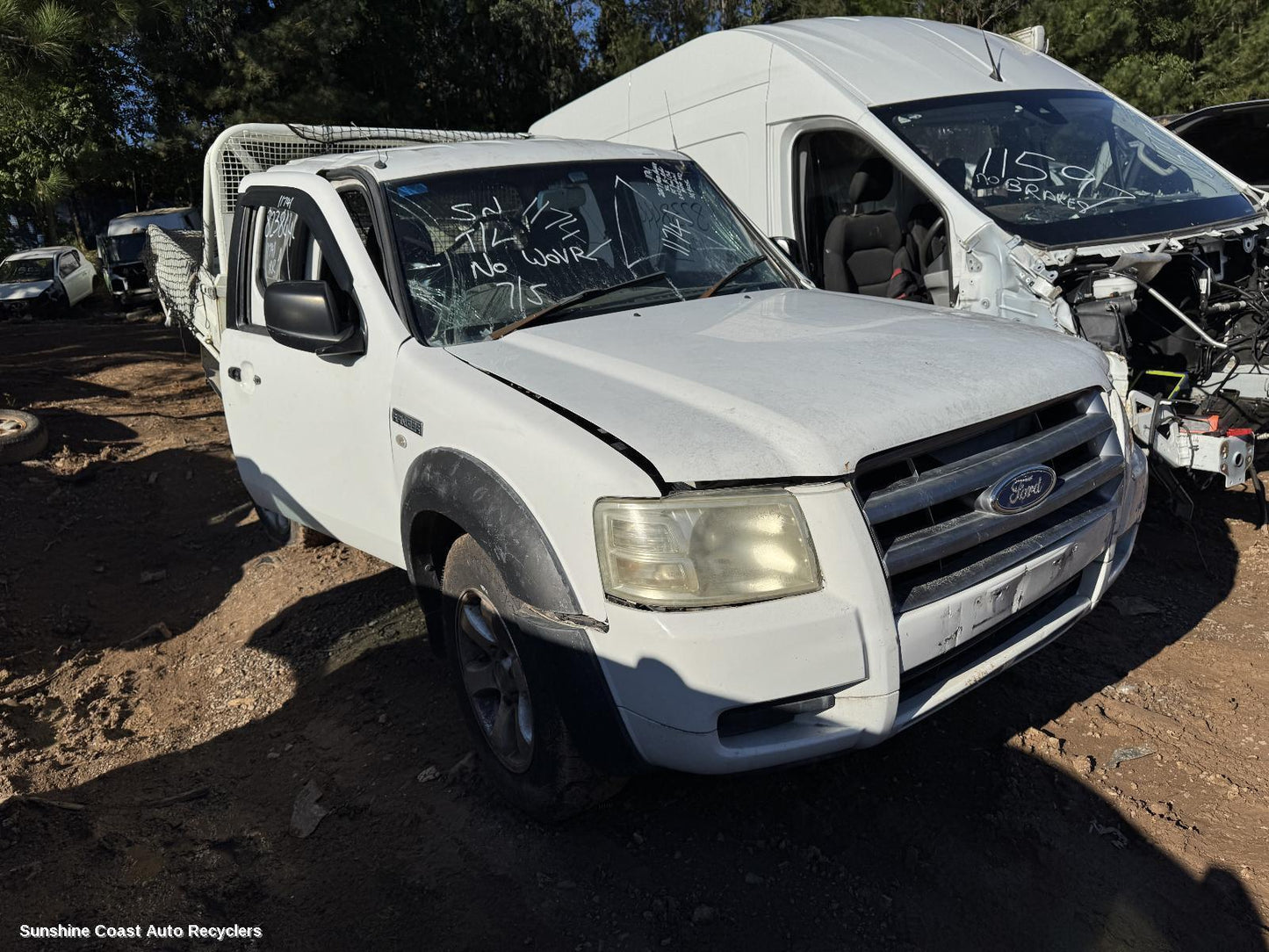 2007 Ford Ranger F Bar Reinforc Brack