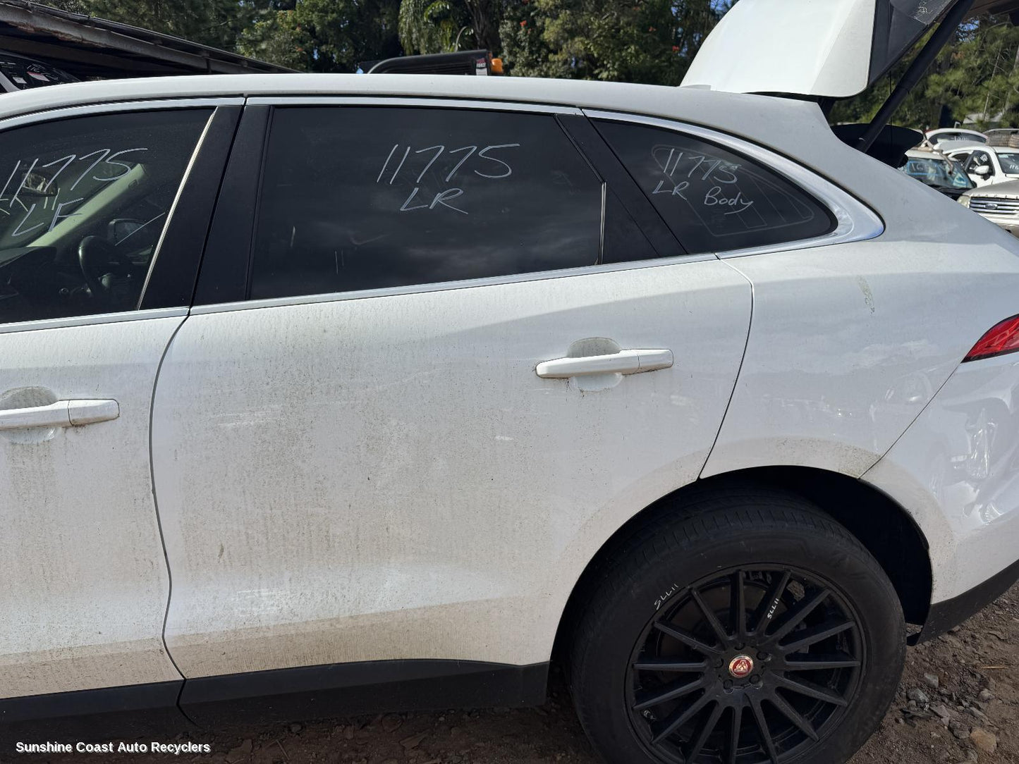 2016 Jaguar F Pace Left Rear Door Sliding