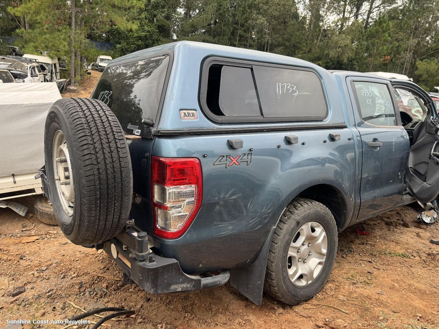 2013 Ford Ranger Rear Brake Disc Drum