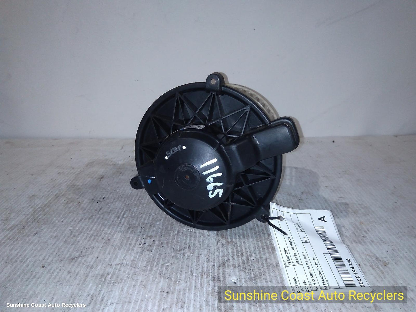 2011 Ford Territory Heater Fan Motor
