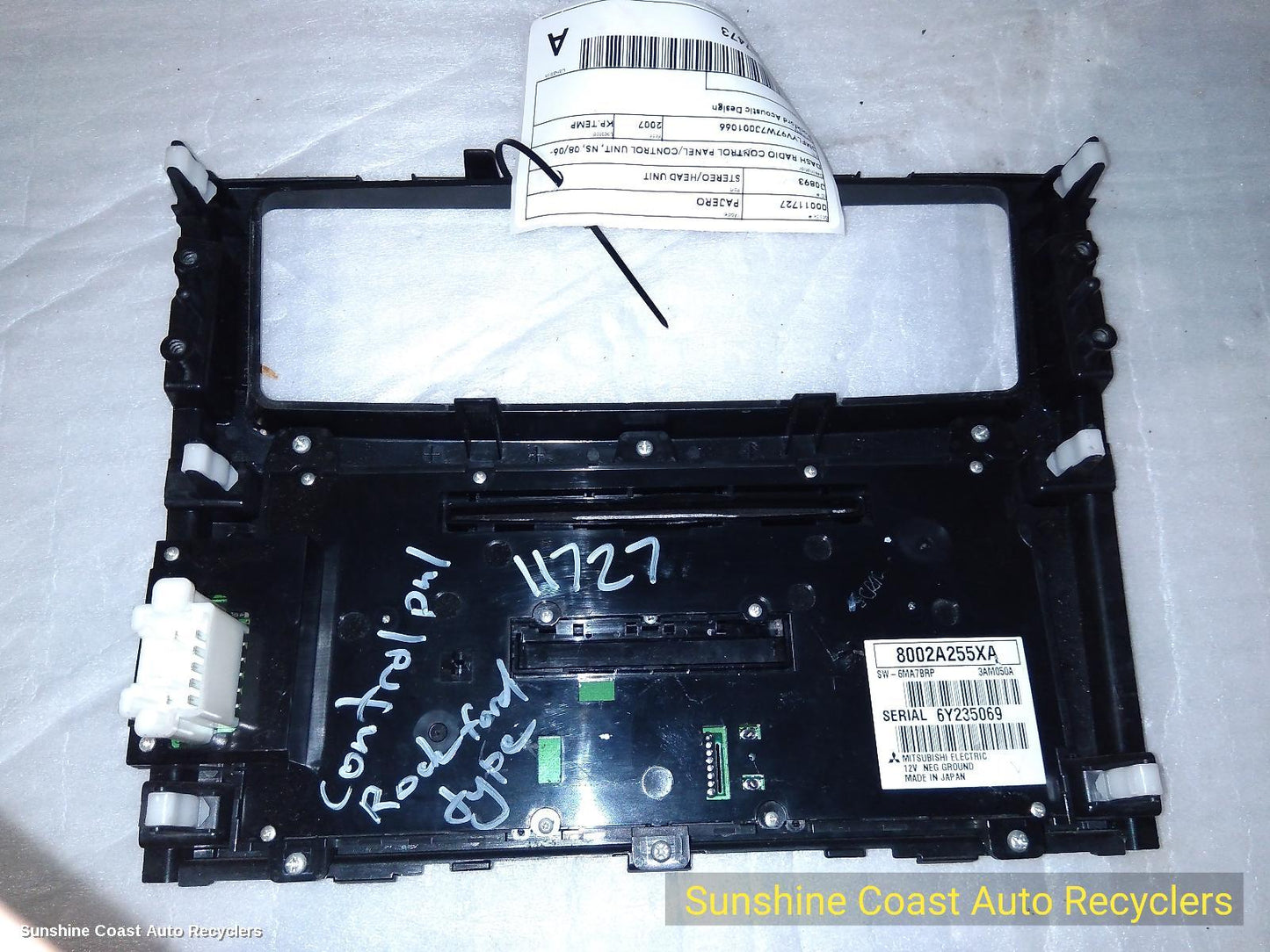 2007 Mitsubishi Pajero Radio Cd Dvd Sat Tv