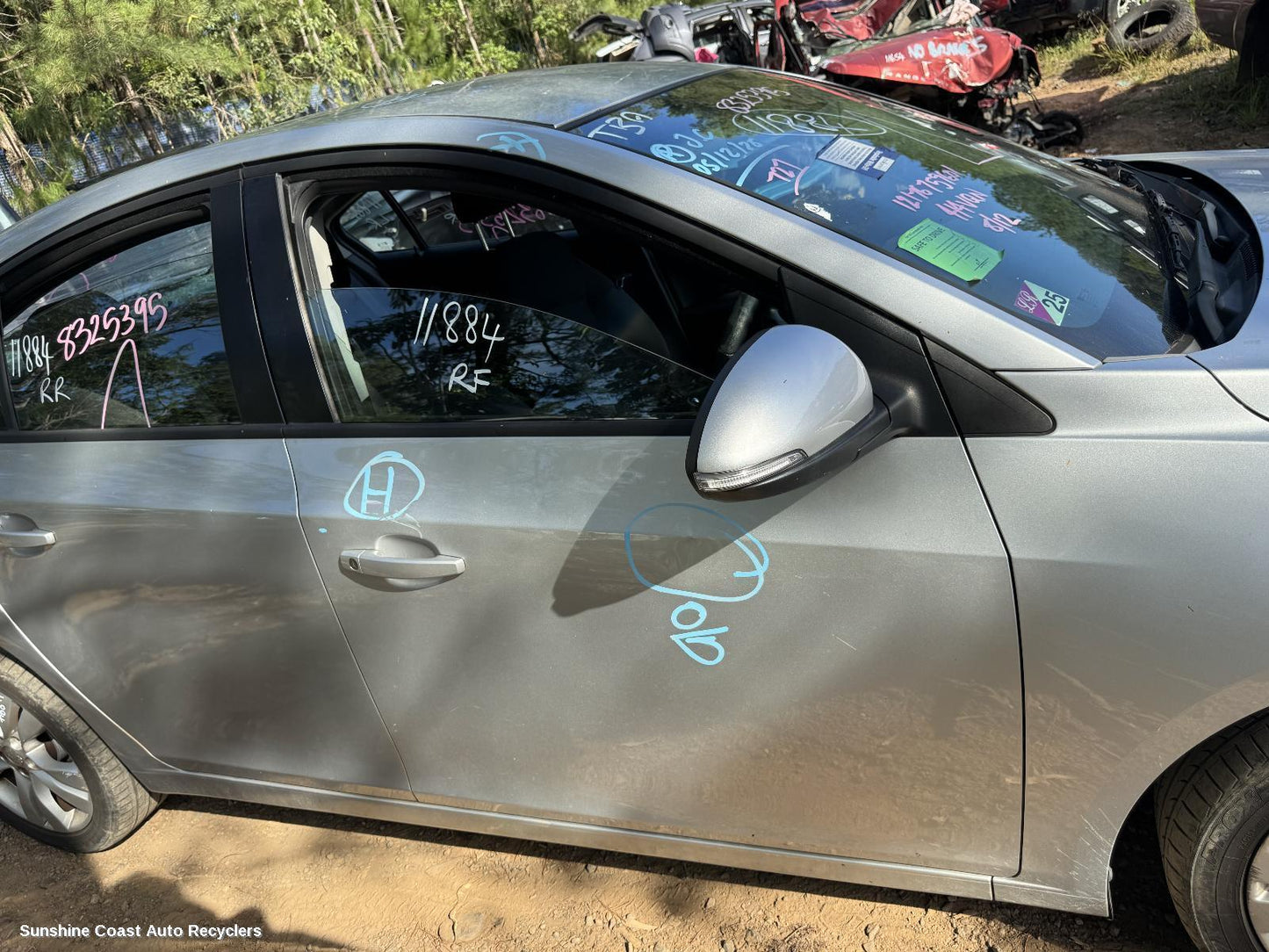 2015 Holden Cruze Right Front Door Window