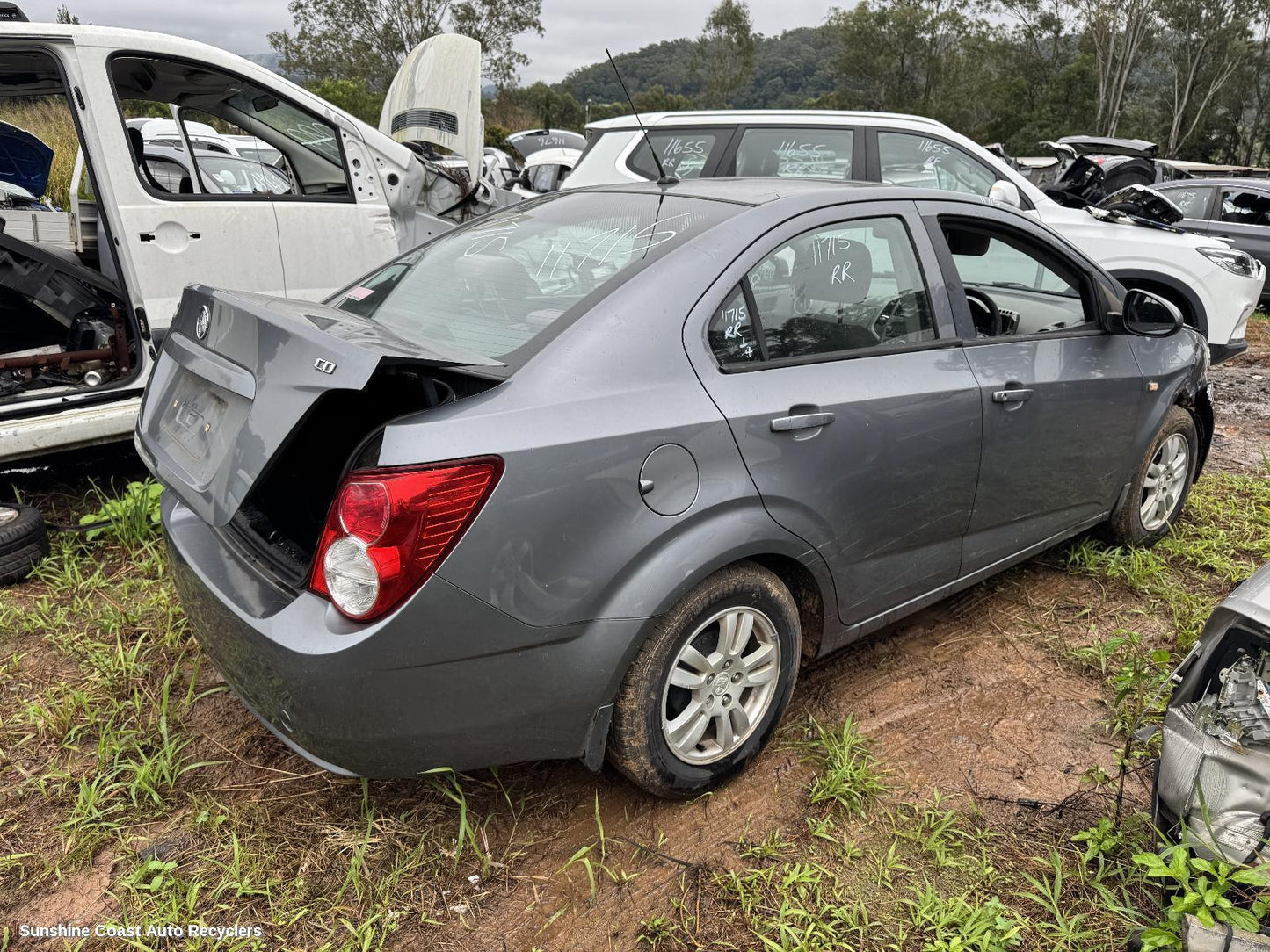 2013 Holden Barina Left Rear Door Window
