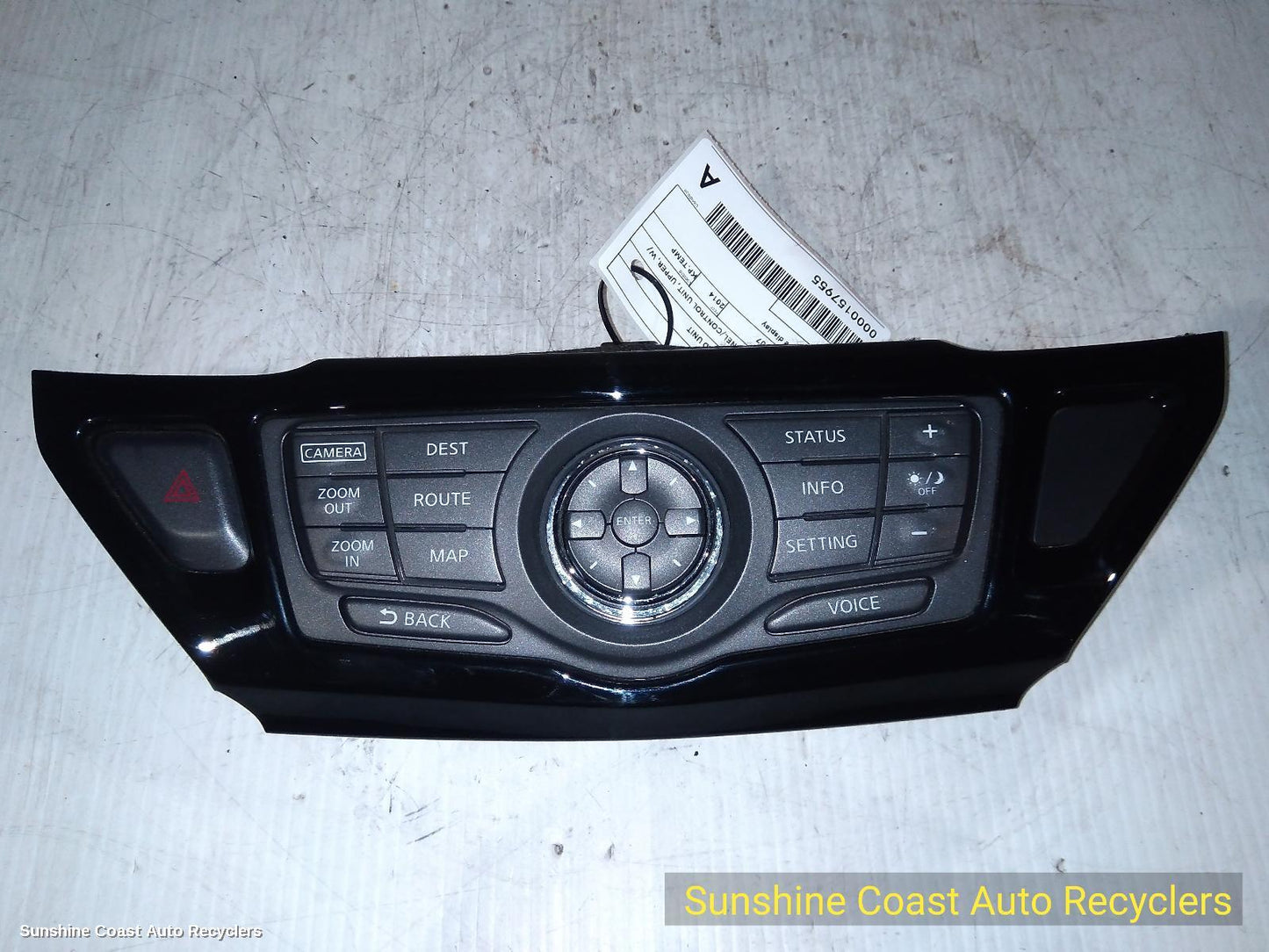 2014 Nissan Pathfinder Radio Cd Dvd Sat Tv