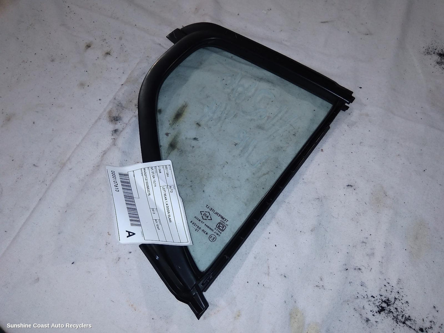 2013 Suzuki Alto Left Rear 1 4 Door Glass