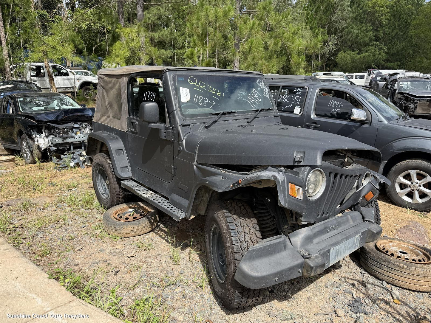 2003 Jeep Wrangler Right Front Door