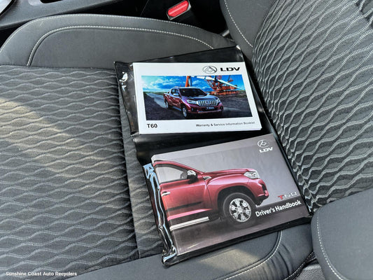 2020 Ldv T60 Owners Handbook