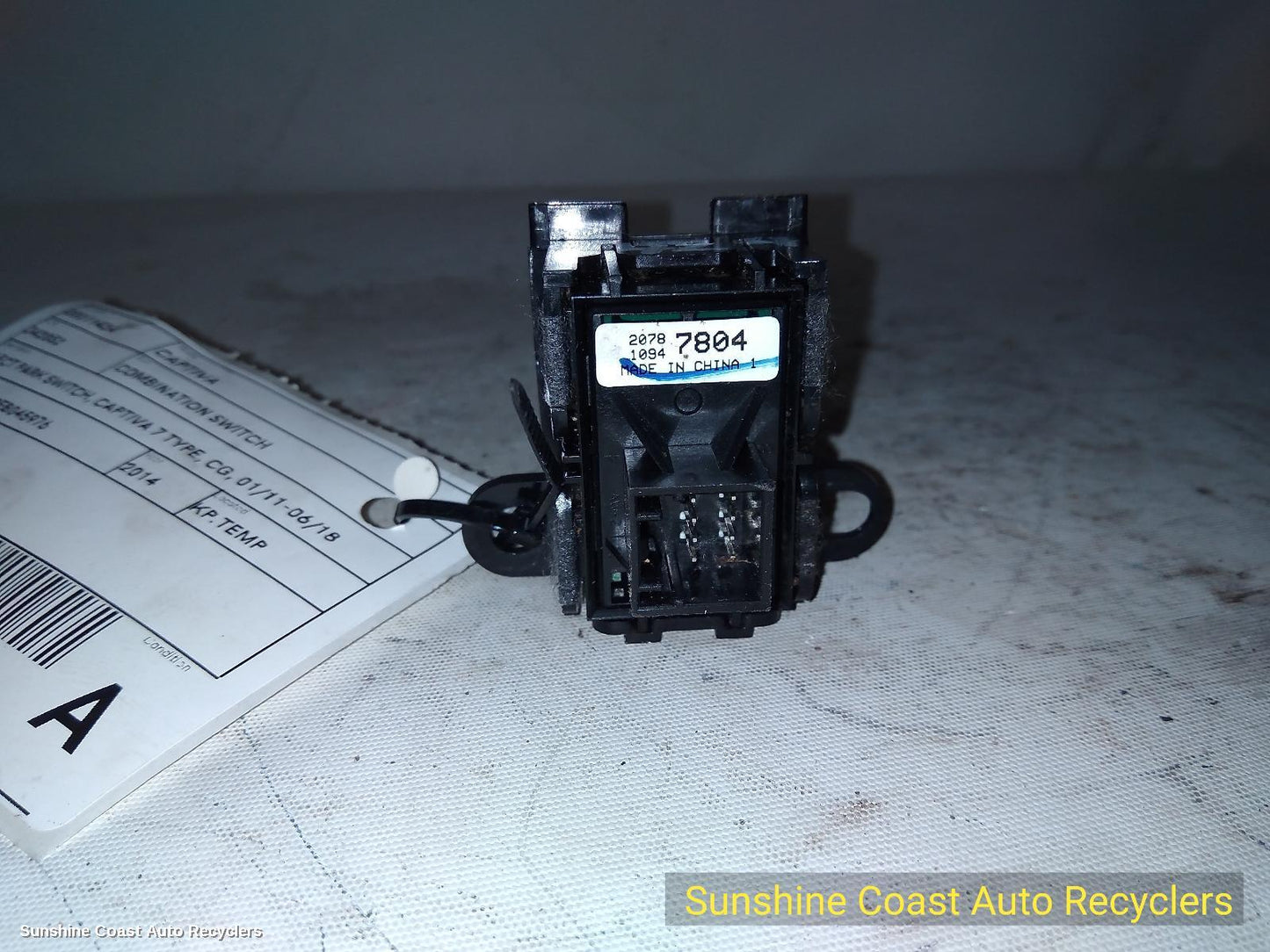 2014 Holden Captiva Combination Switch