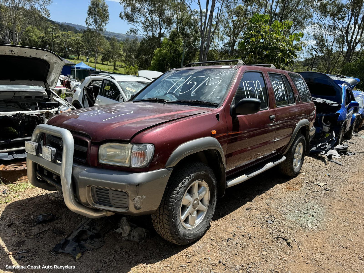 2001 Nissan Pathfinder Front Bumper